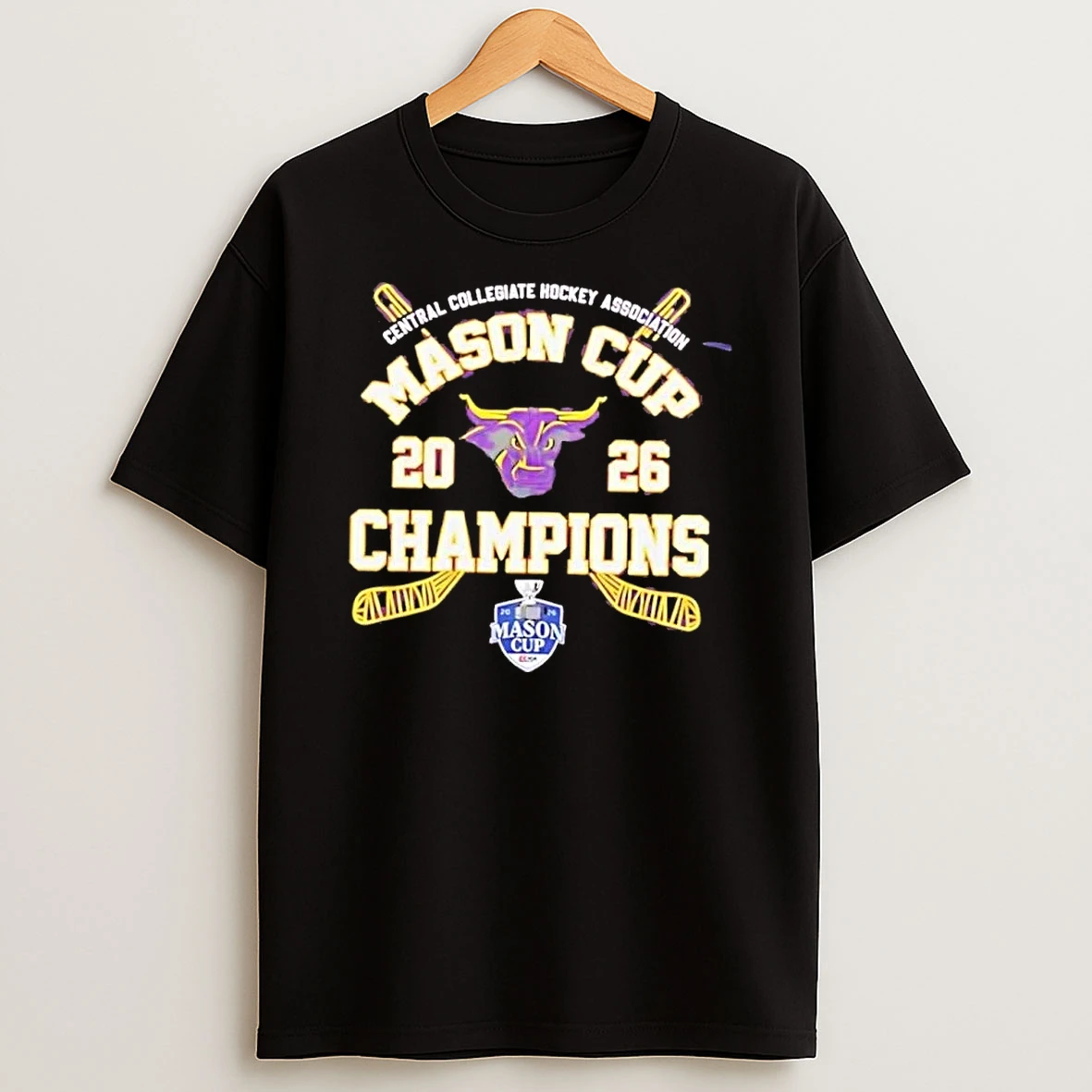 Minnesota State Mavericks 2026 Ccha Mason Cup Champions Shirts