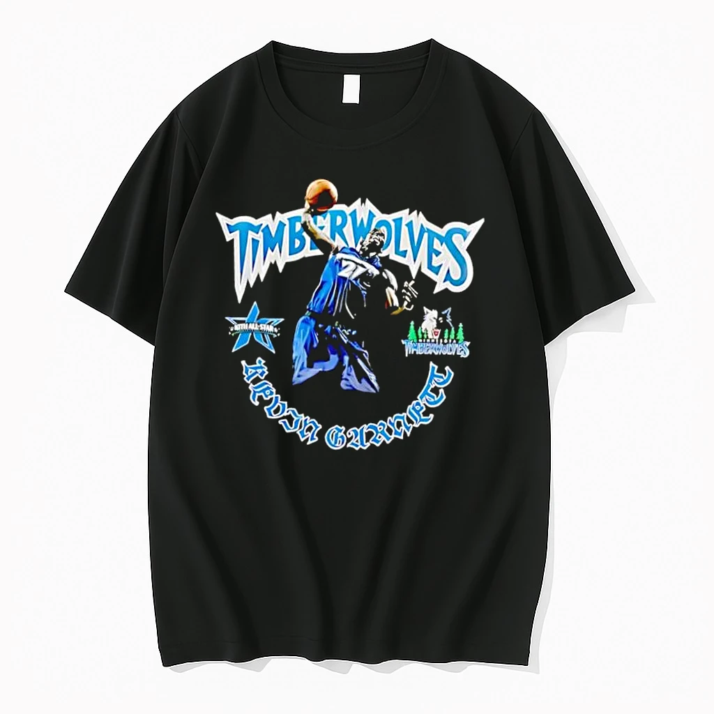 Minnesota Timberwolves Kevin Garnett Basketball All Star Graphic Shirts