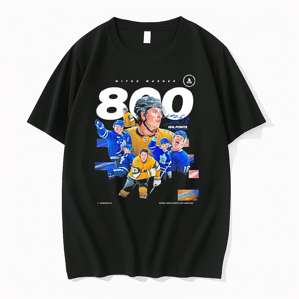 Mitch Marner Vegas Golden Knights 800 Nfl Points Signature Shirts