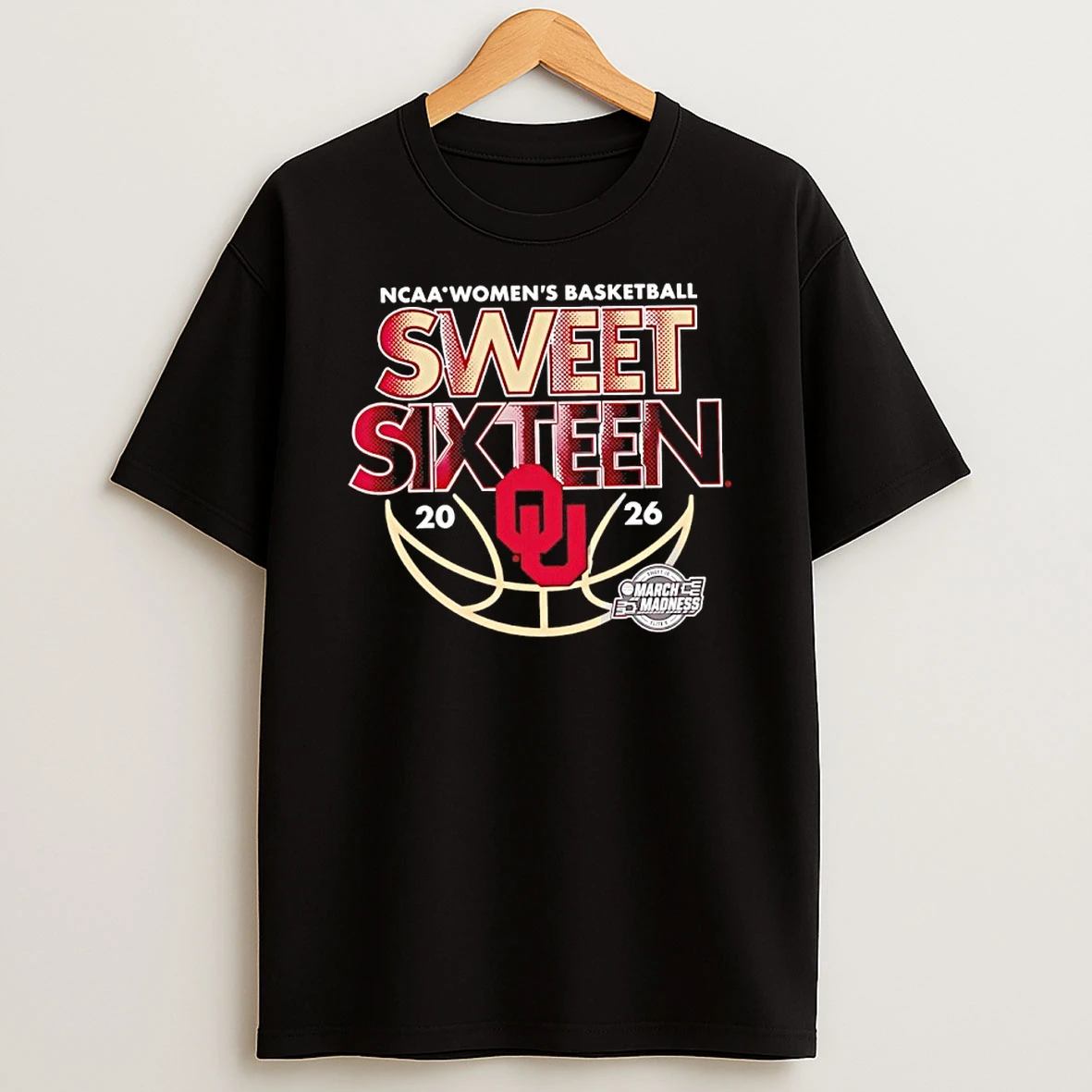 Mjbycbyx Oklahoma Womens Basketball 2026 Ncaa March Madness Sweet Sixteen Shirts