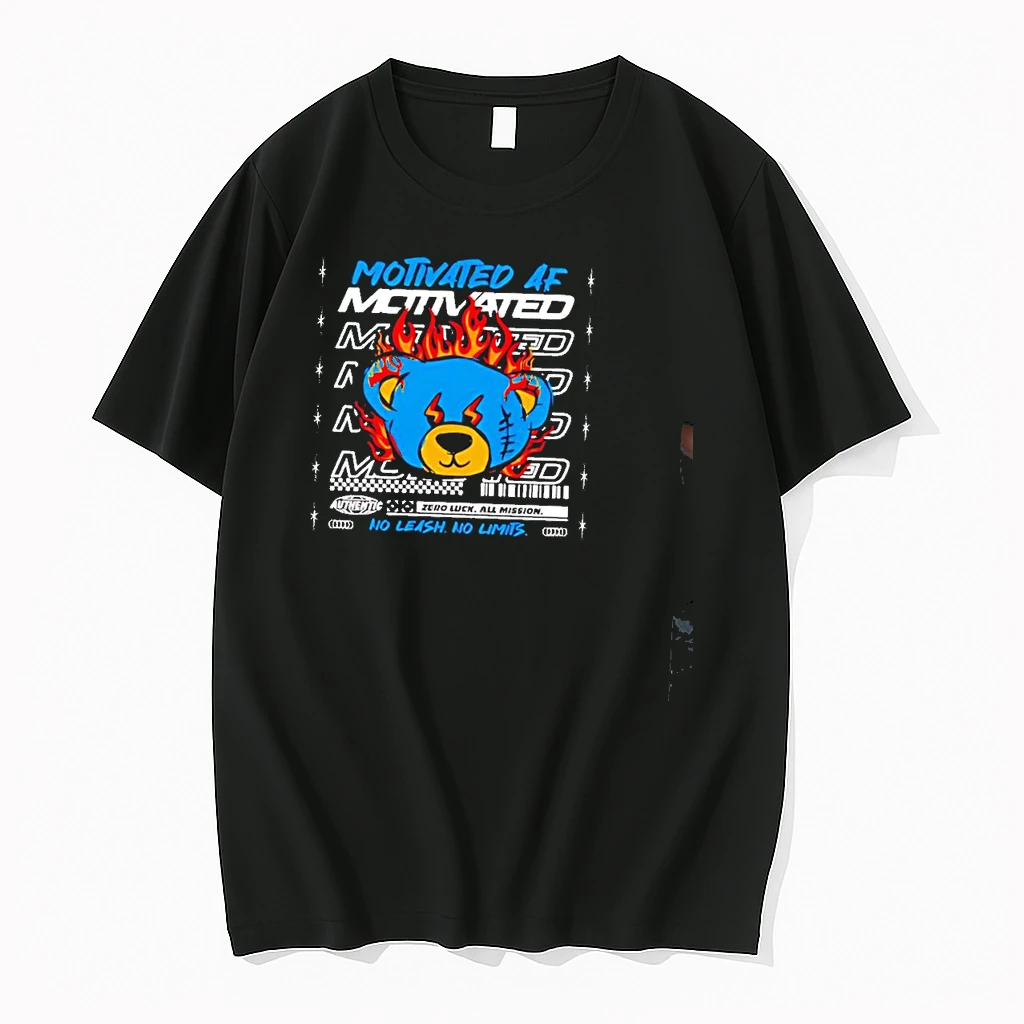 Motivated Af Bear Graphic Shirts