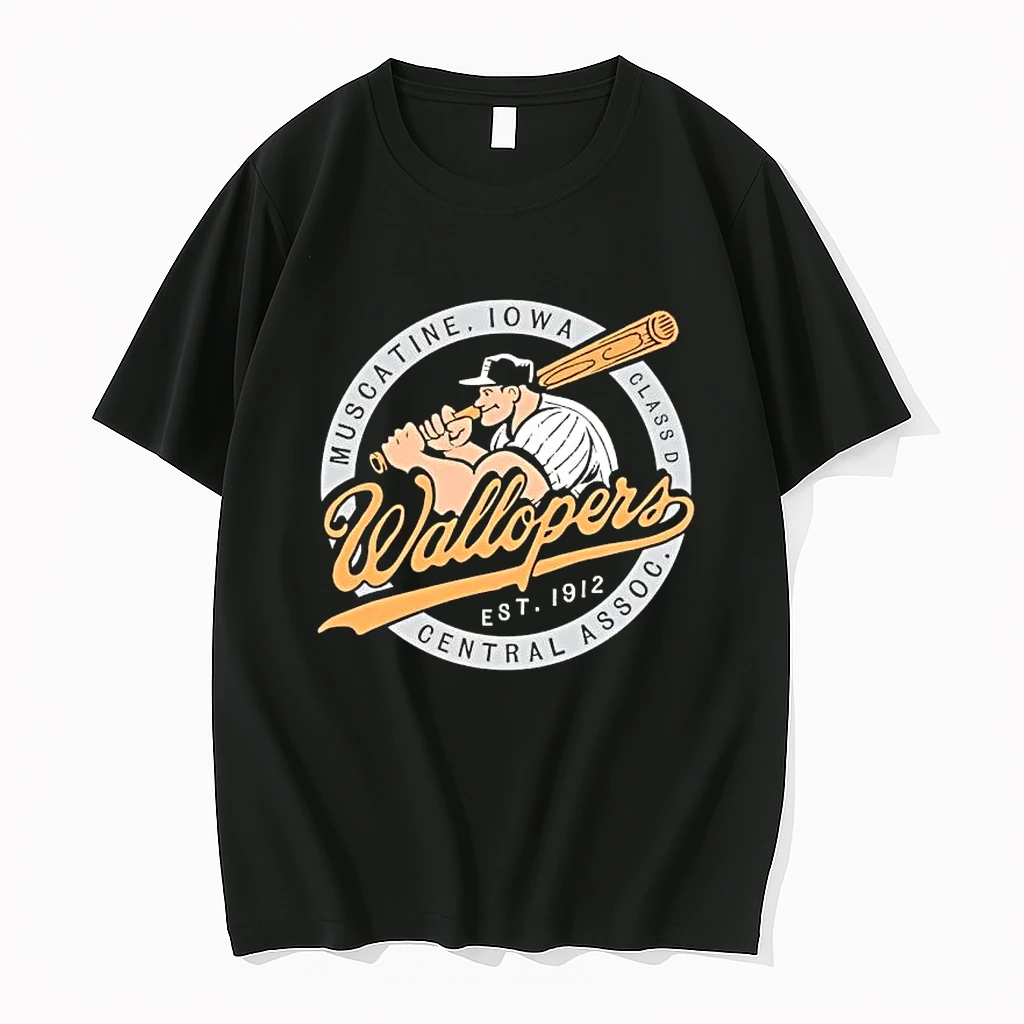 Muscatine Wallopers Iowa Vintage Defunct Baseball Teams Shirts