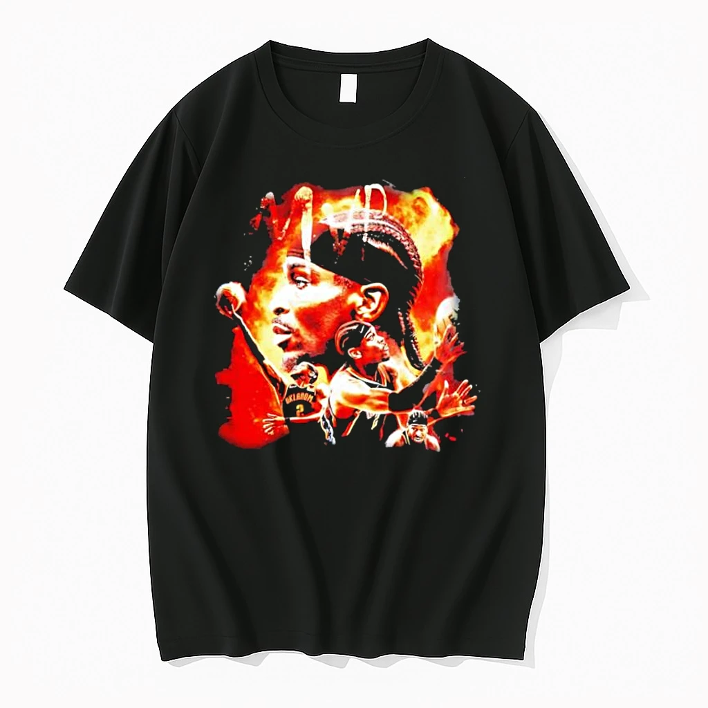 Mvp Shai Gilgeous Alexander Oklahoma City Thunder Basketball Fire Shirts