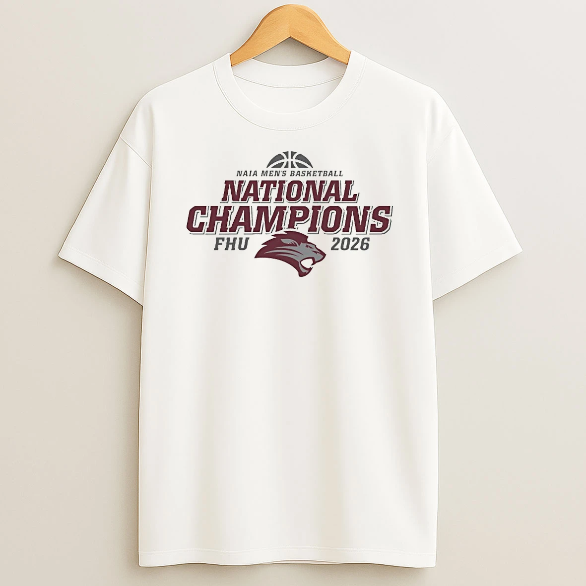 Naia Mens Basketball National Champions Fhu Freed Hardeman University 2026 Logo Shirts