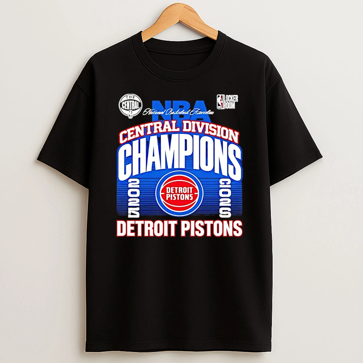 Nba Central Division Champions 2026 Detroit Pistons Shirts