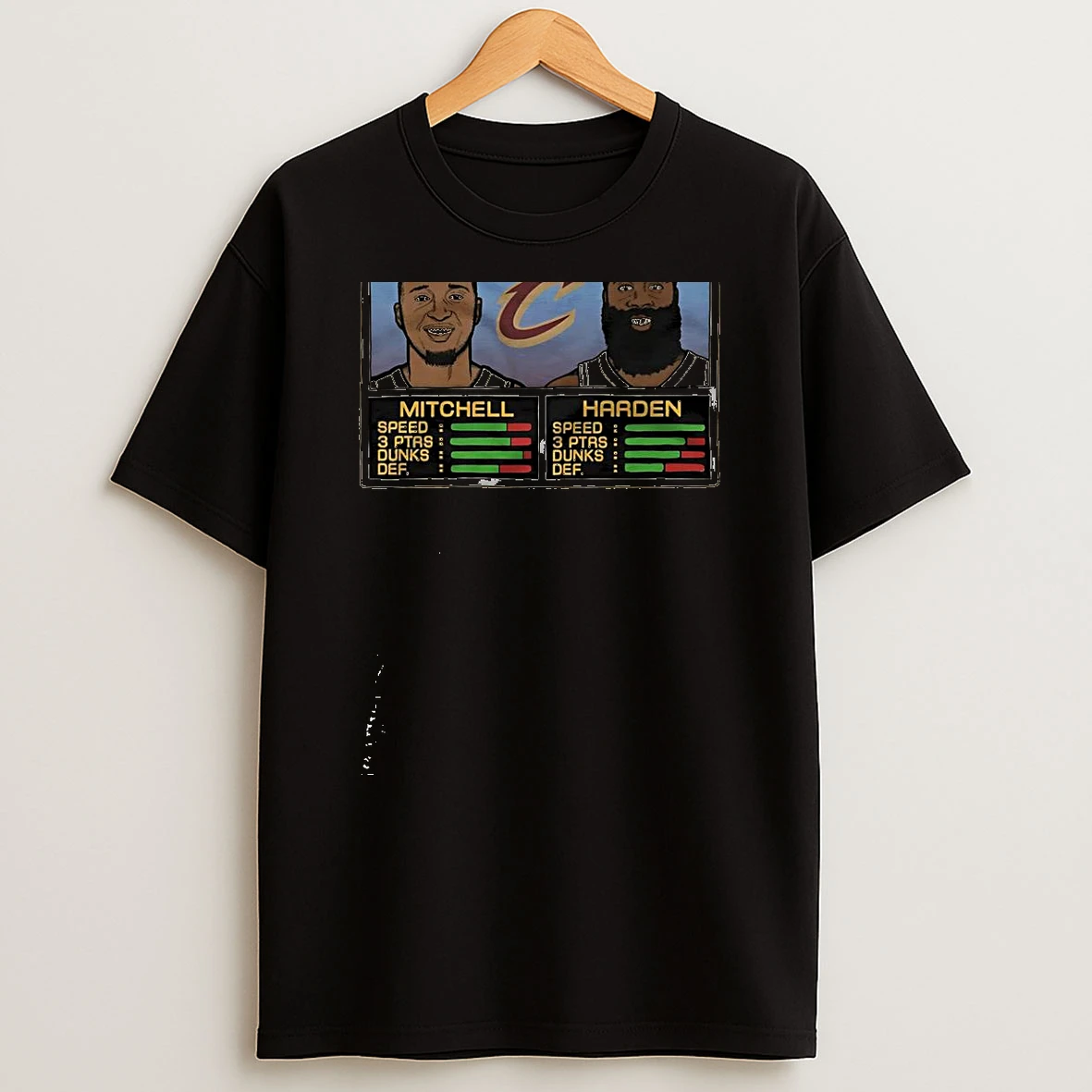 Nba Jam Donovan Mitchell And James Harden Players Cleveland Cavaliers Shirts