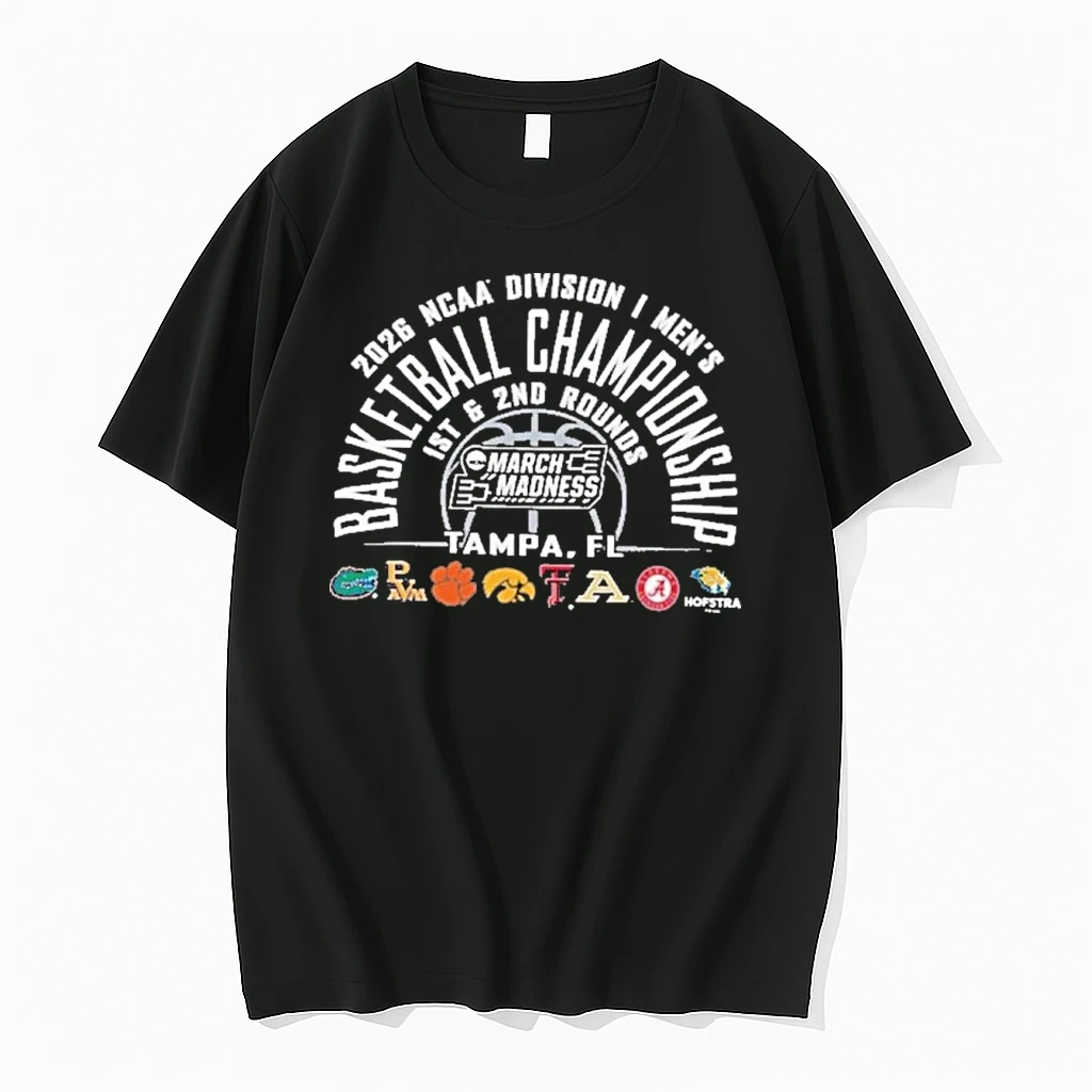 Ncaa Mens March Madness Tampa Fl 8 Teams Shirts