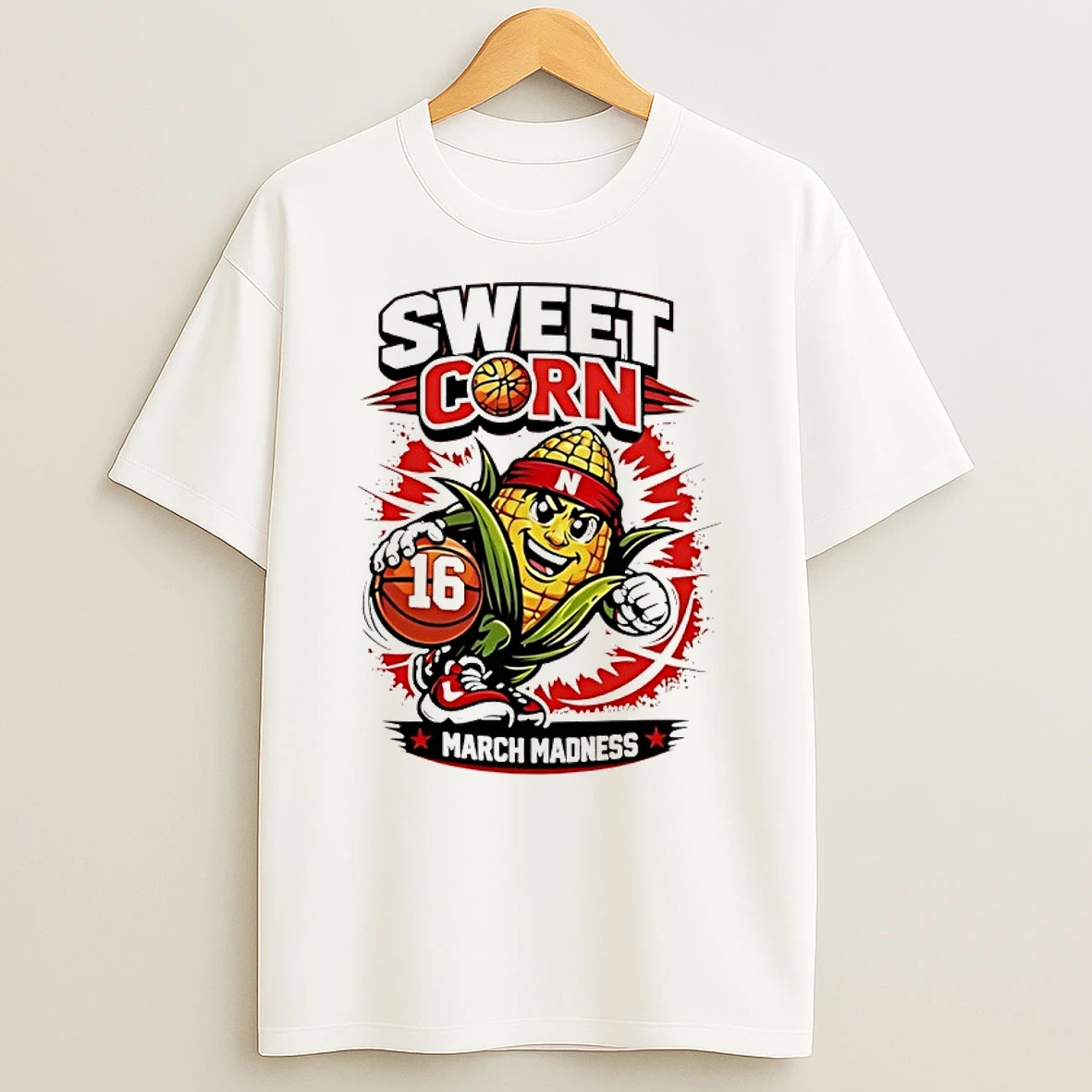 Nebraska Basketball Corn 16 March Madness Shirts