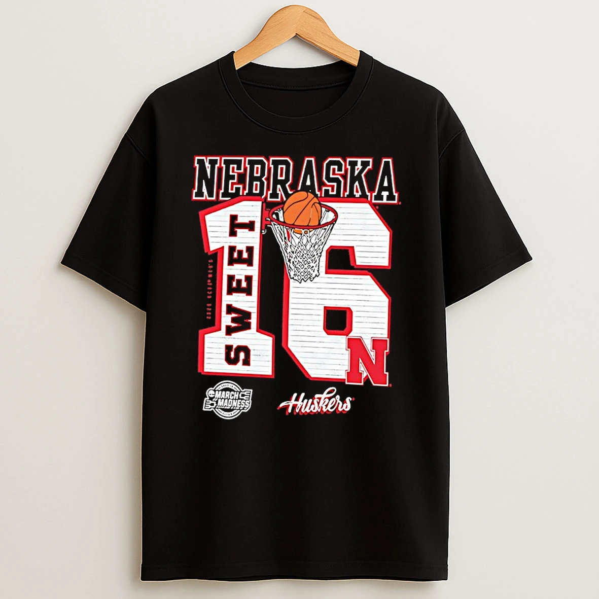 Nebraska Cornhuskers 2026 Ncaa March Madness Sweet 16 Bound Classic Shirts