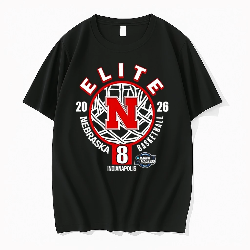 Nebraska Cornhuskers Ncaa Mens Basketball Tournament March Madness Elite Eight 2026 Shirts