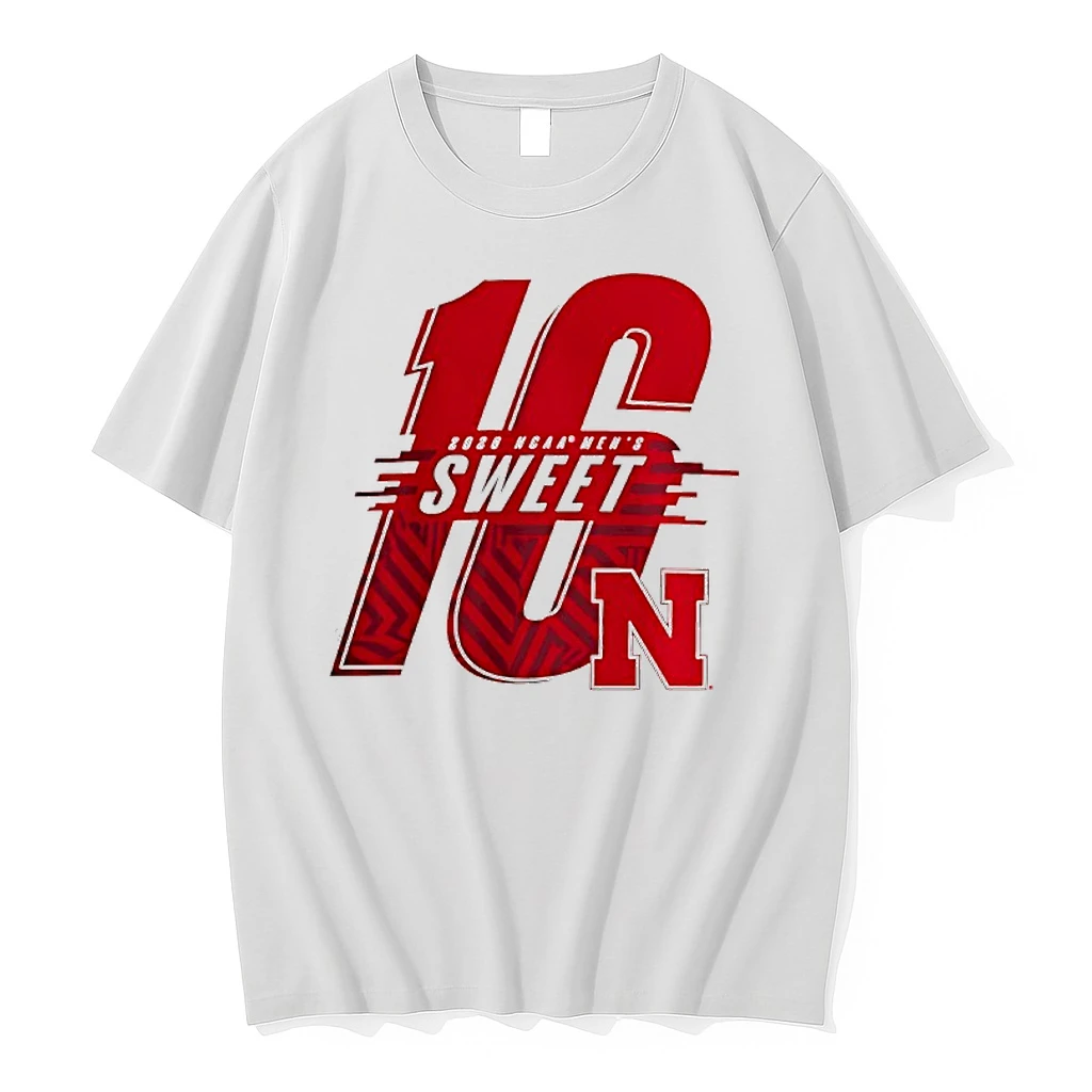 Nebraska Huskers Mens Basketball 2026 Ncaa March Madness Sweet 16 Logo Shirts