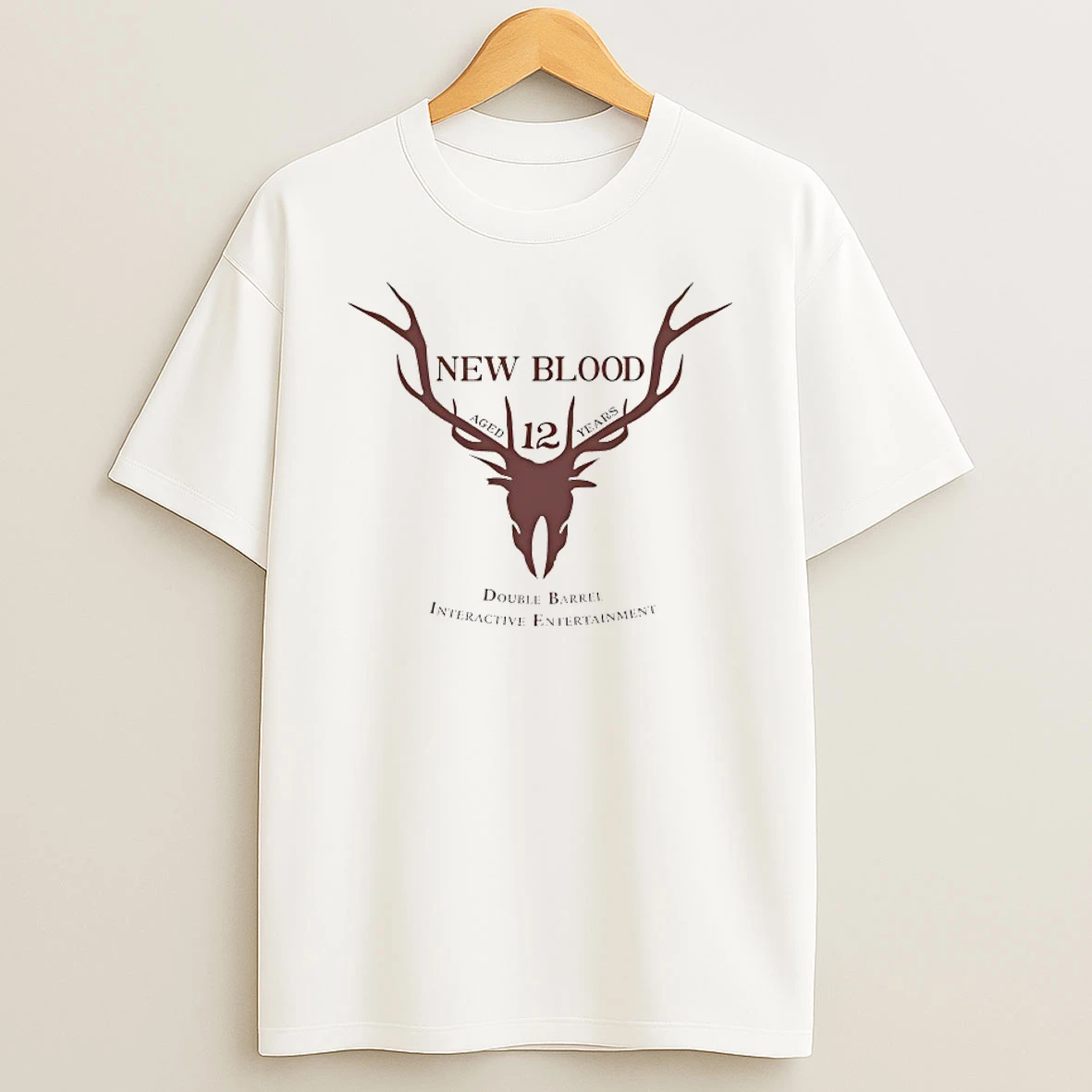 New Blood Aged 12 Years Double Barrel Interactive Entertainment Shirts