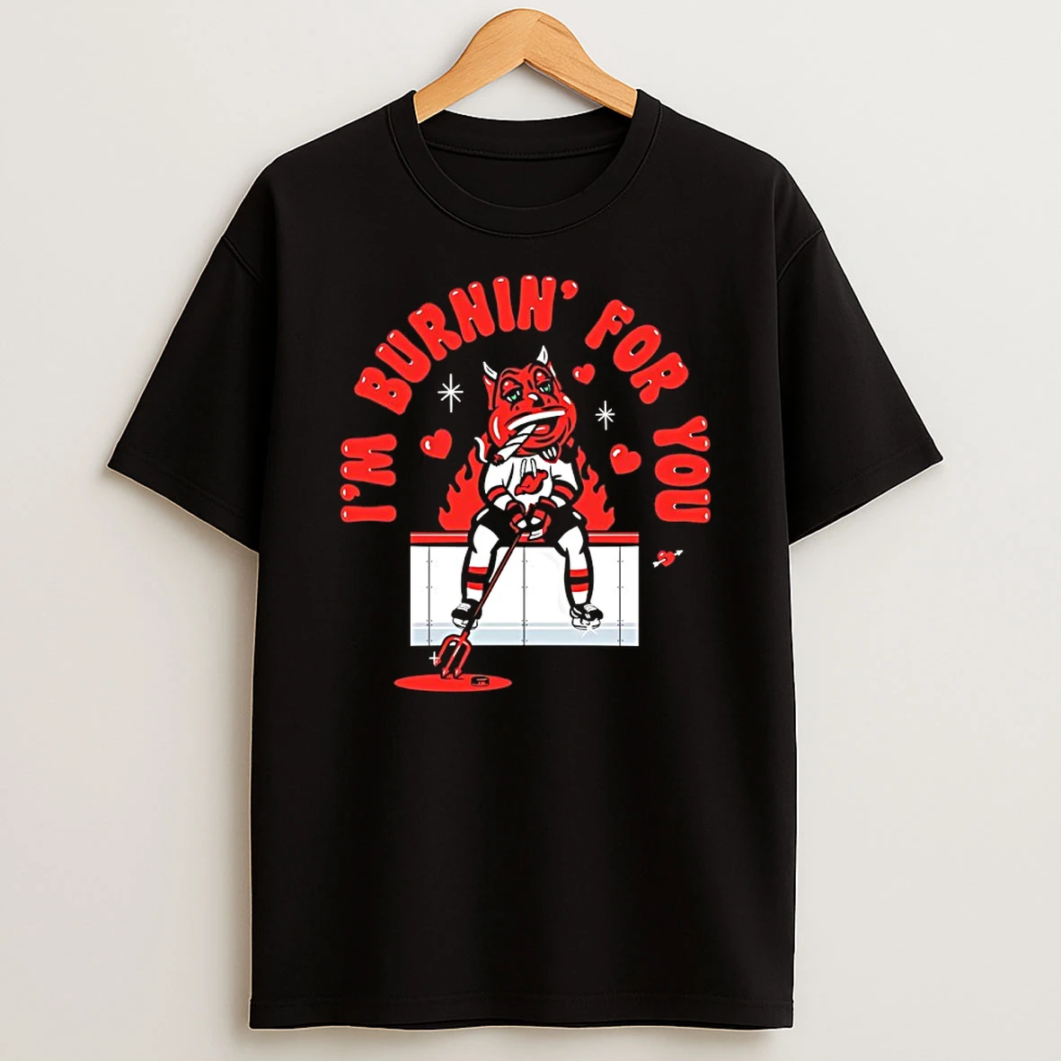 New Jersey Devils Satan Cigar Im Burnin For You Shirts