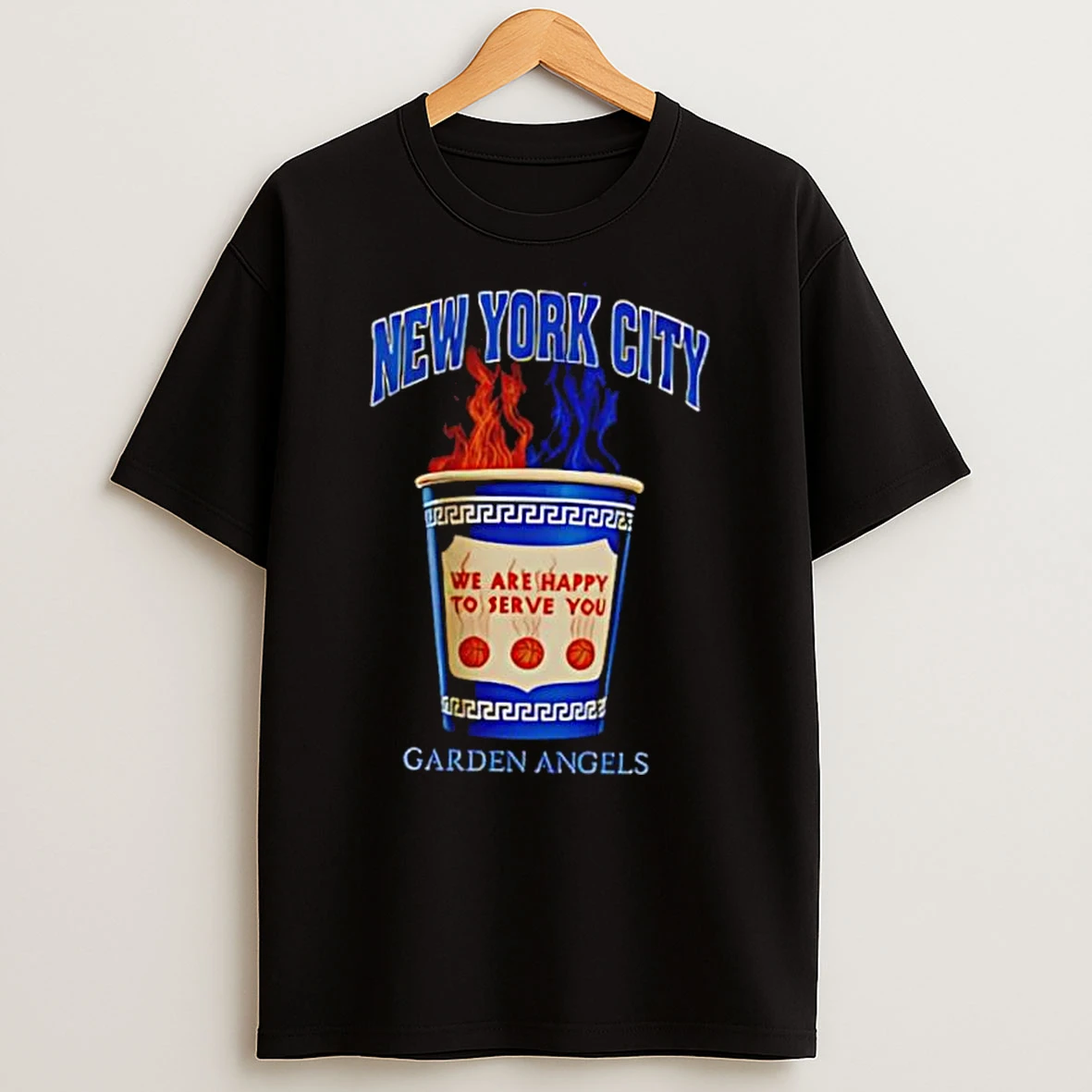New York City We Are Happy To Serve You Garden Angels Shirts