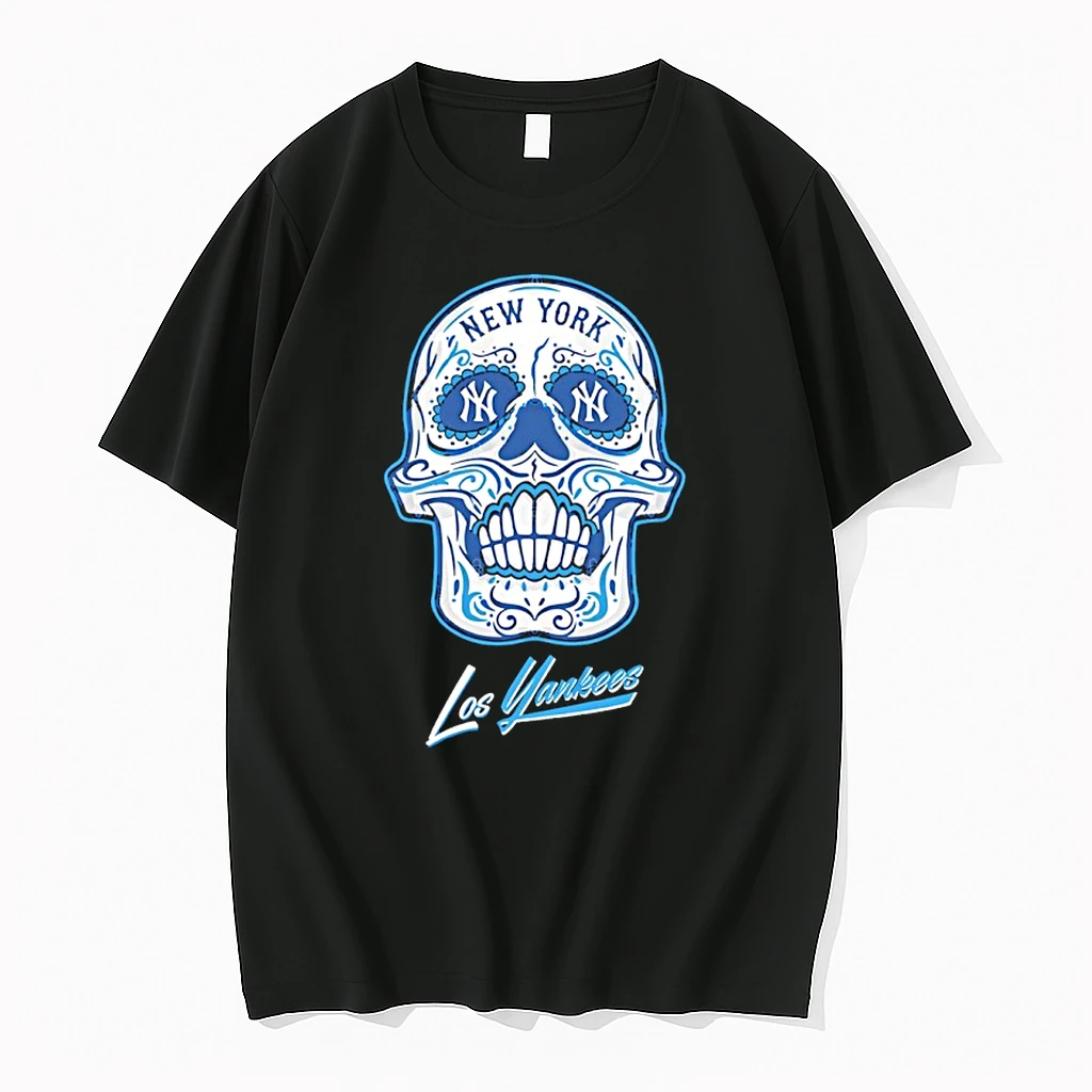 New York Yankees Baseball Los Yankees Sugar Skull Shirts