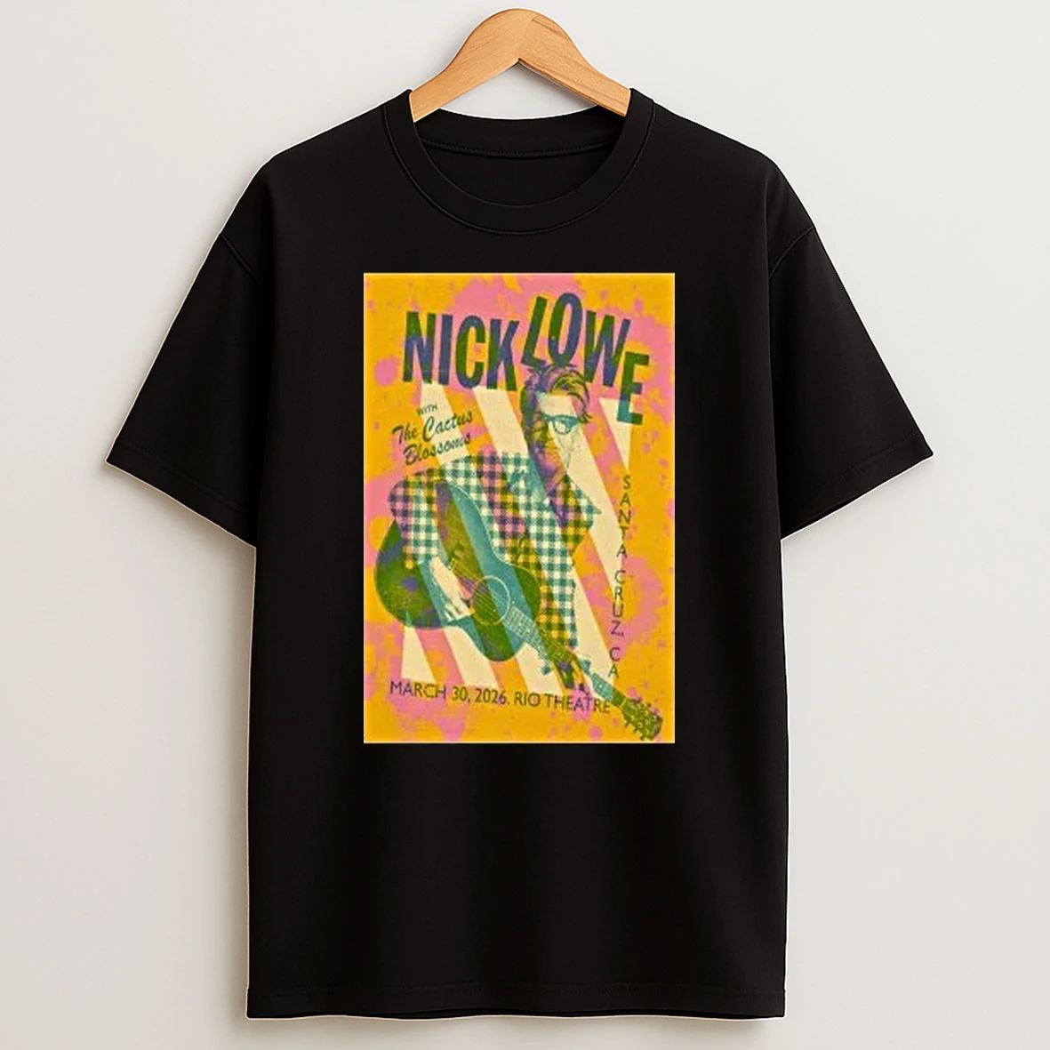 Nick Lowe With The Cactus Blossoms 3 30 2026 Santa Cruz Ca Shirts