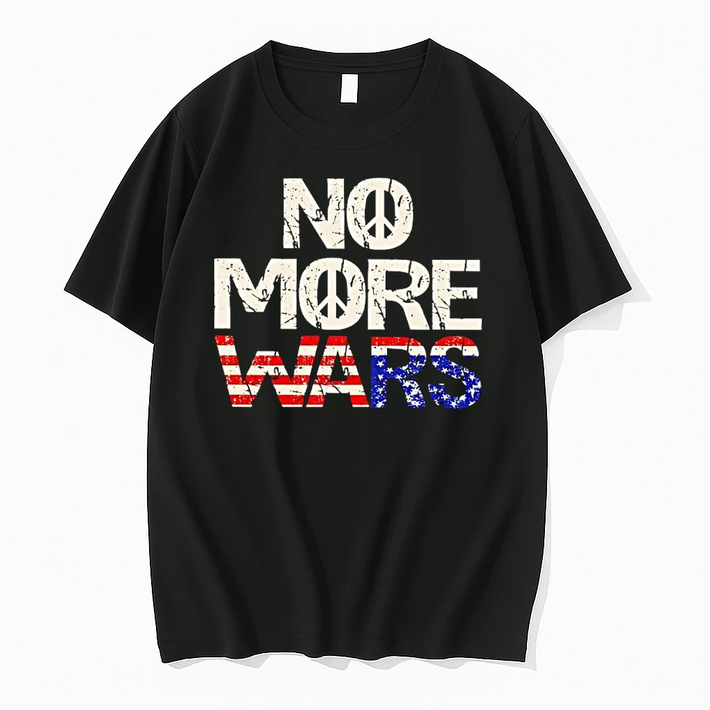 No More Wars Peace Us Flag Shirts