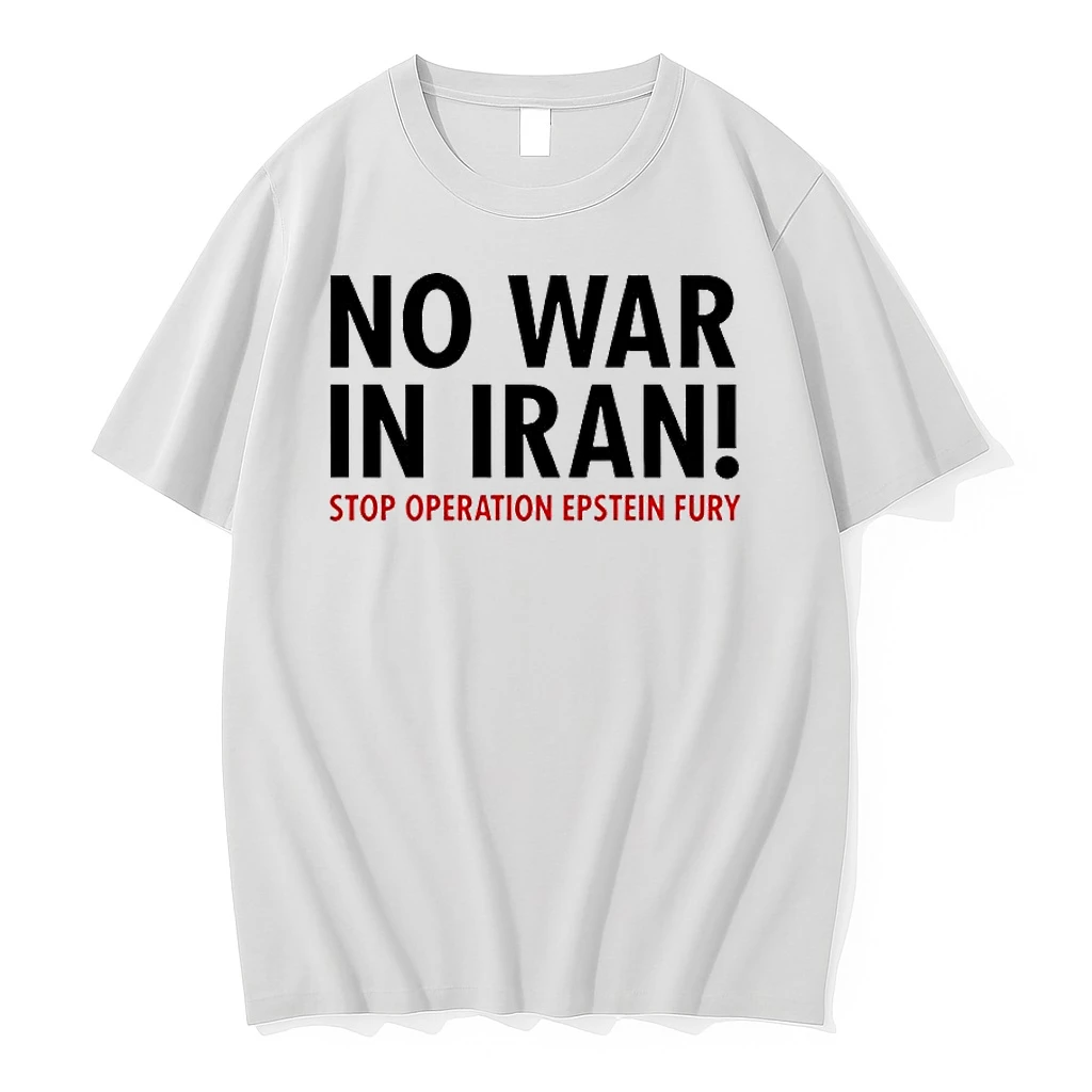 No War In Iran Stop Operation Epstein Fury Tee Shirts