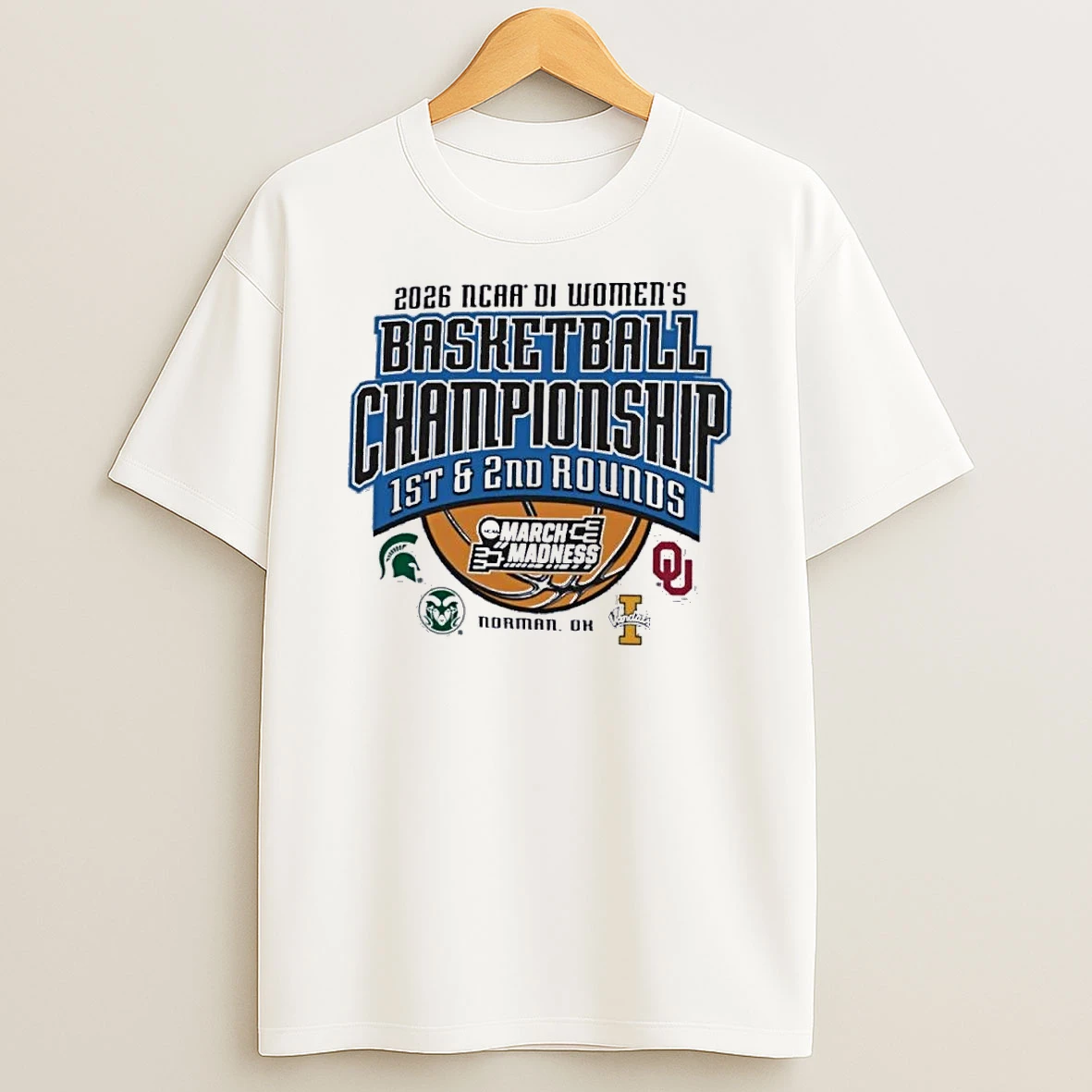 Norman Ok Regional 2026 Ncaa Di Womens Basketball Championship Shirts