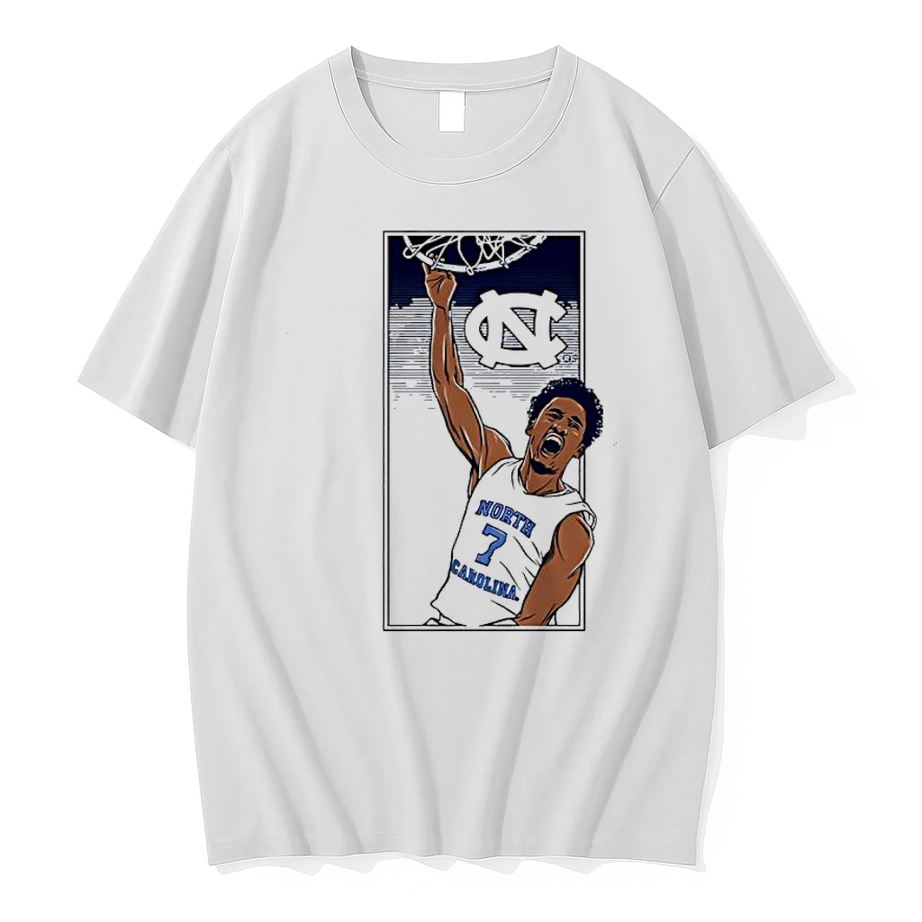 North Carolina Tar Heels Basketball Player Slam Dunk Shirts