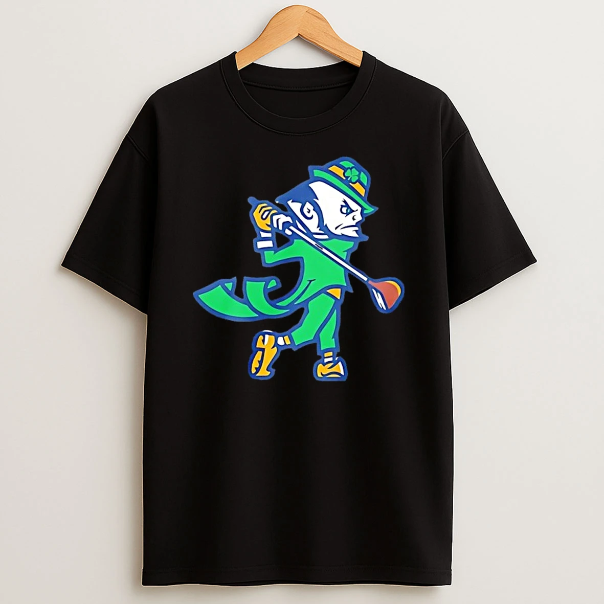 Notre Dame Fighting Irish Golf Leprechaun Shirts