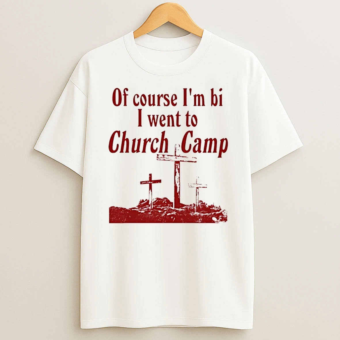Of Course Im Bi I Went To Church Camp Shirts
