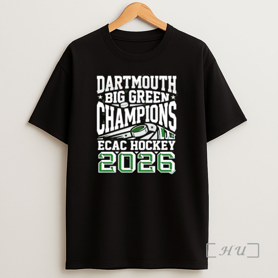 Officials 2026 Dartmouth Big Green Ecac Hockey Champions Logo Shirt Sweatshirt Tee