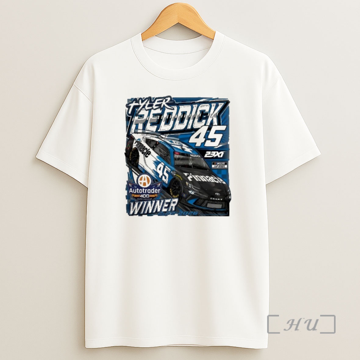 Officials 23xi Racing Shop Tyler Reddick Autotrader 400 Race Winner Shirt Sweatshirt Tee