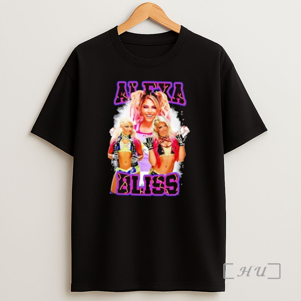 Officials Alexa Bliss Pink And Purple Wrestling Tribute Shirt Sweatshirt Tee
