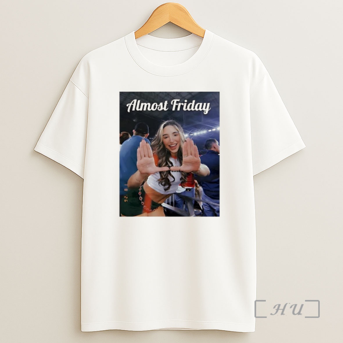 Officials Almost Friday Happy Girl Woman In Stadium Shirt Sweatshirt Tee