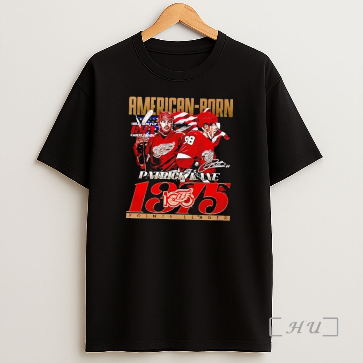 Officials American Born Mike Modano Patrick Kane Detroit Red Wings Shirt Sweatshirt Tee
