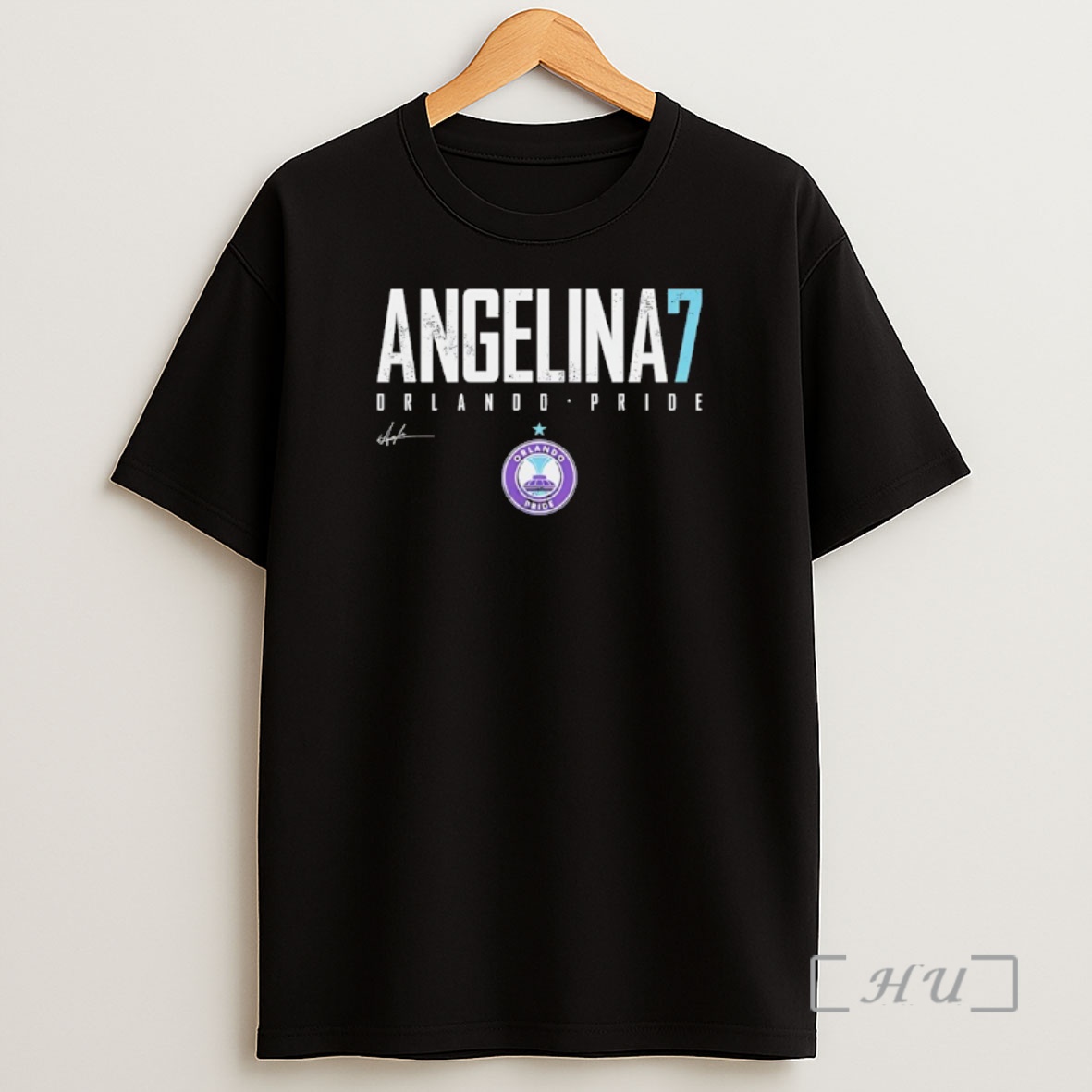 Officials Angelina 7 Orlando Pride Name And Number Signature Shirt Sweatshirt Tee