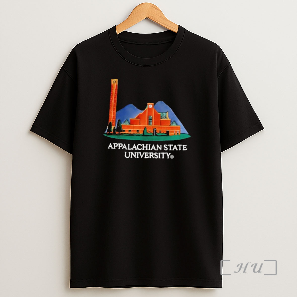 Officials Appalachian State University Mountain Building Campus Landmark Shirt Sweatshirt Tee
