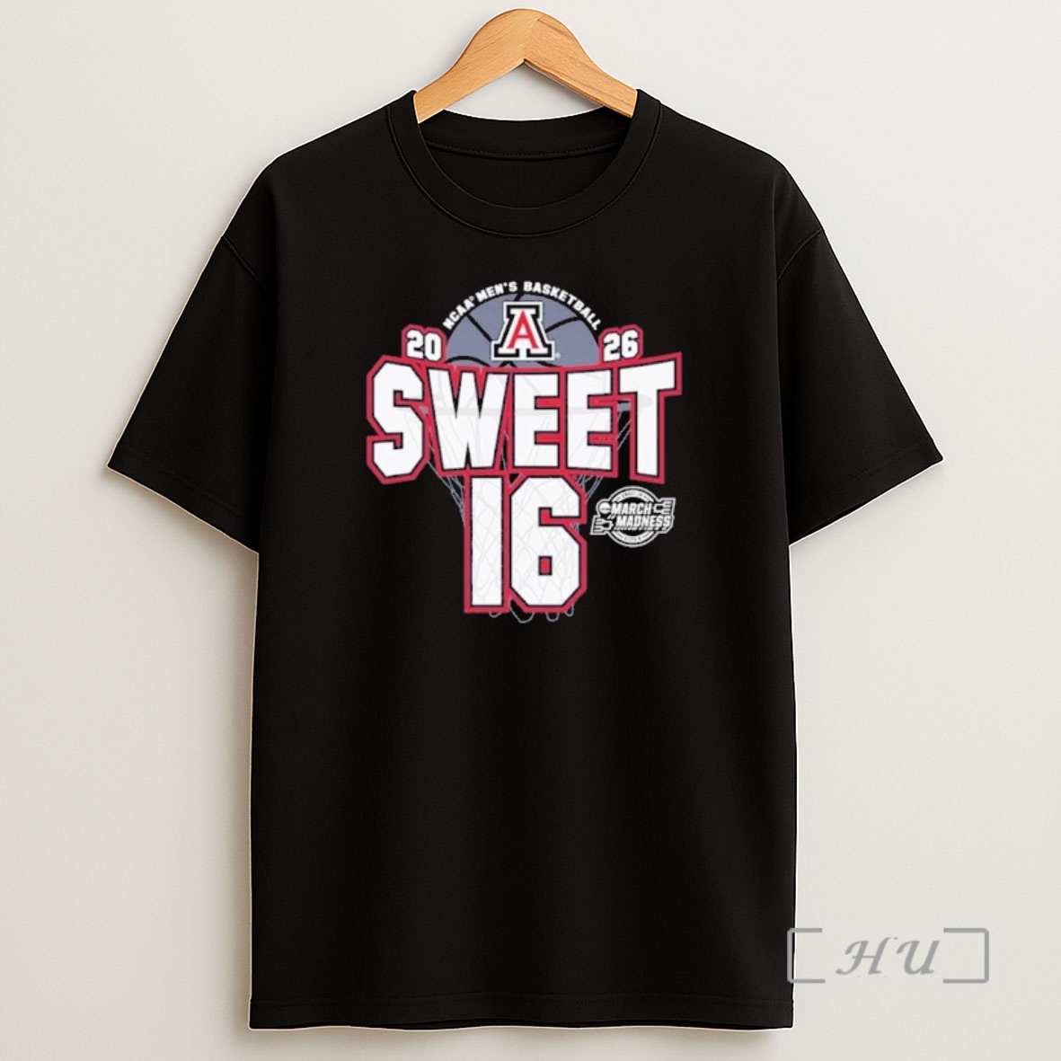 Officials Arizona Wildcats Mens Basketball Sweet 16 Shirt Sweatshirt Tee