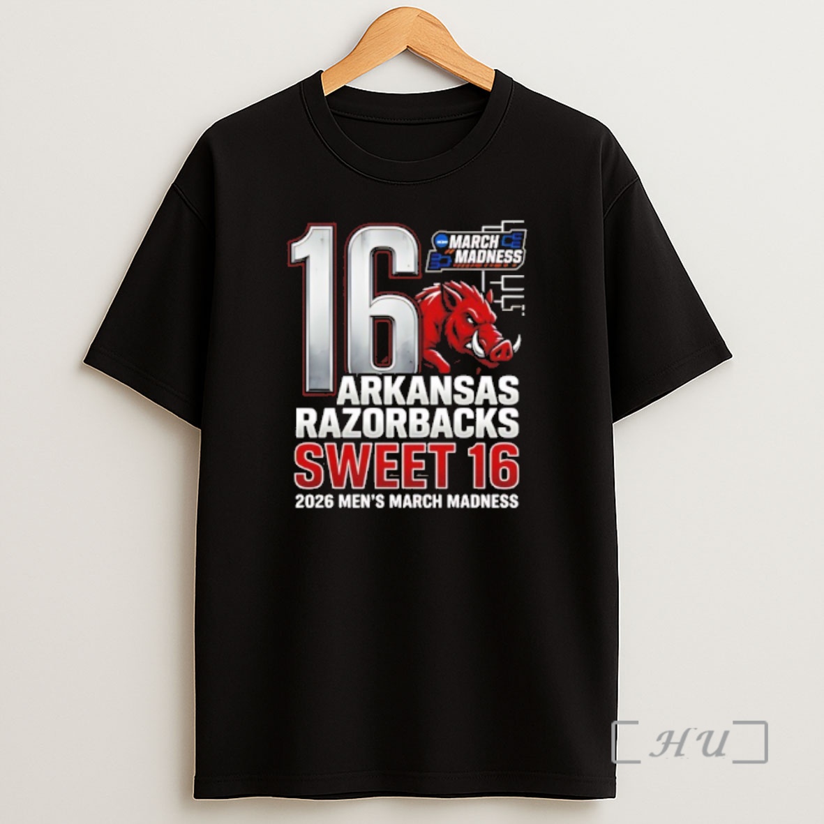 Officials Arkansas Razorbacks Sweet 16 2026 Mens March Madness Classic Shirt Sweatshirt Tee