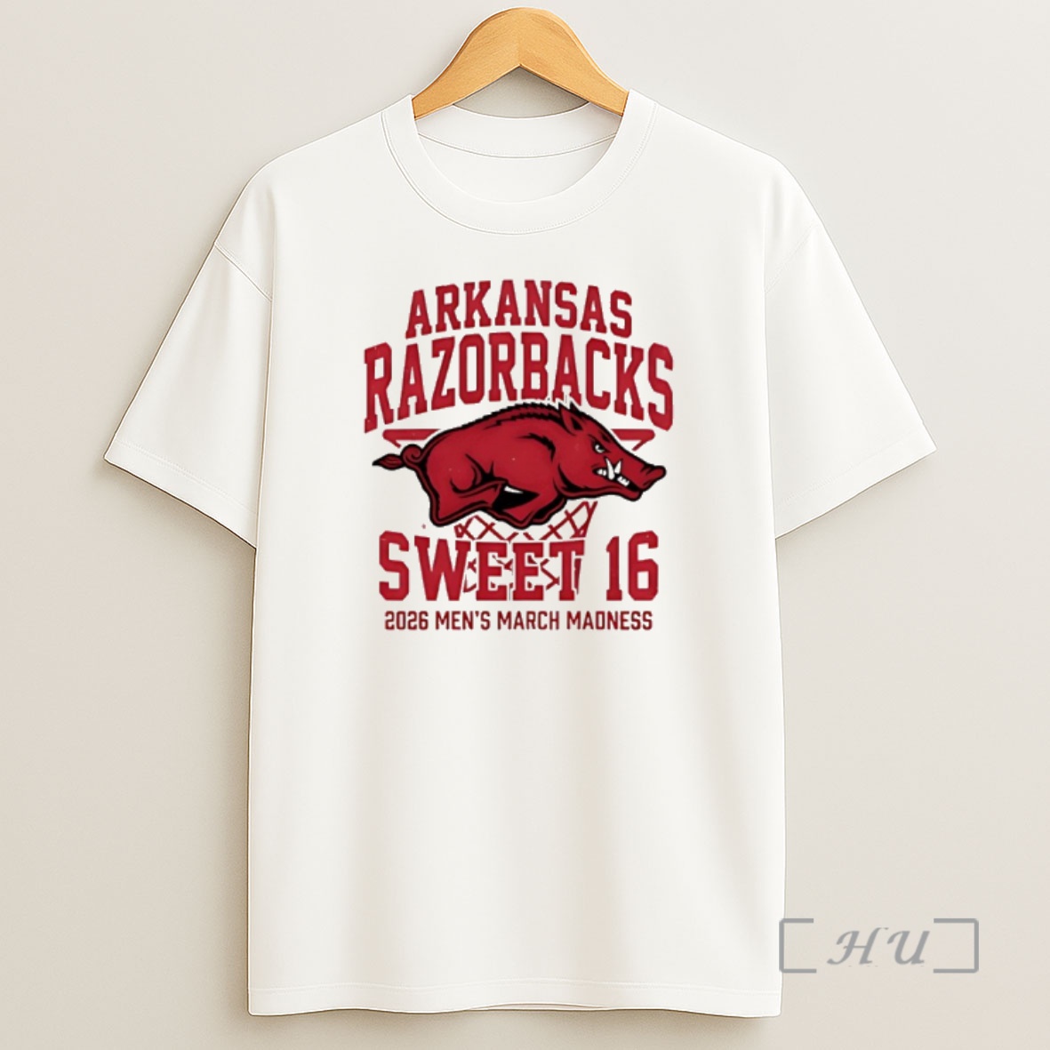 Officials Arkansas Razorbacks Sweet 16 Mens March Madness 2026 Shirt Sweatshirt Tee