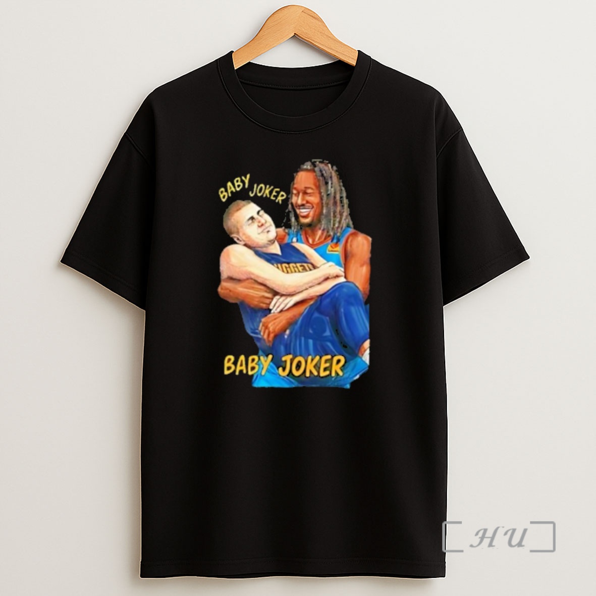 Officials Baby Joker Nikola Jokic Held By Shai Gilgeous Alexander Shirt Sweatshirt Tee
