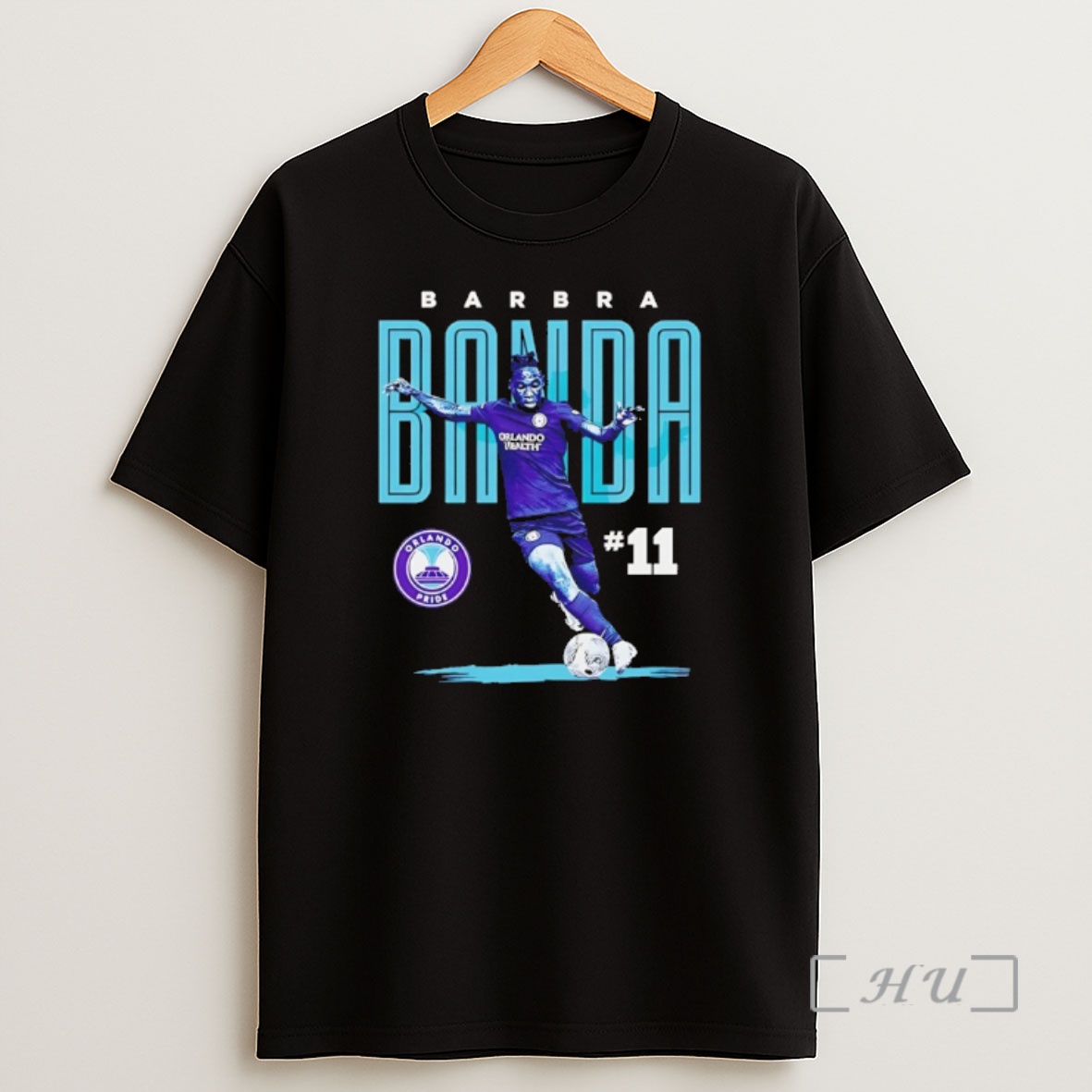 Officials Barbra Banda 11 Orlando Pride Player Bitmap Shirt Sweatshirt Tee