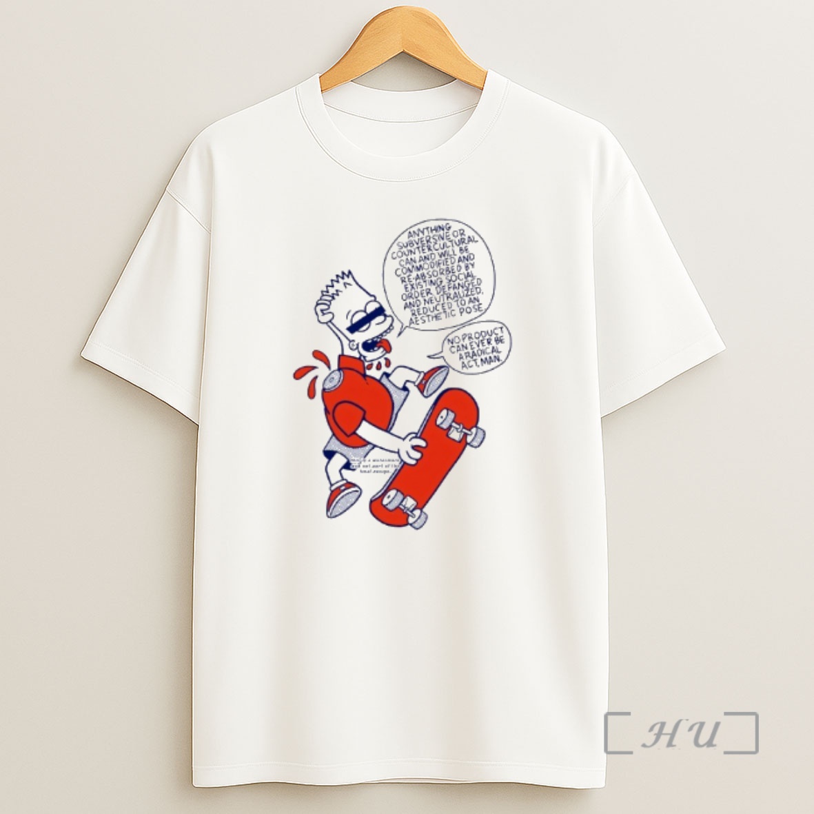 Officials Bart Simpson Skateboard Anything Subversive Or Counter Cultural Shirt Sweatshirt Tee