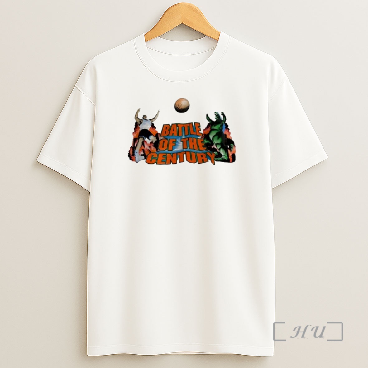Officials Battle Of The Century Basketball Godzilla And Giant Shirt Sweatshirt Tee