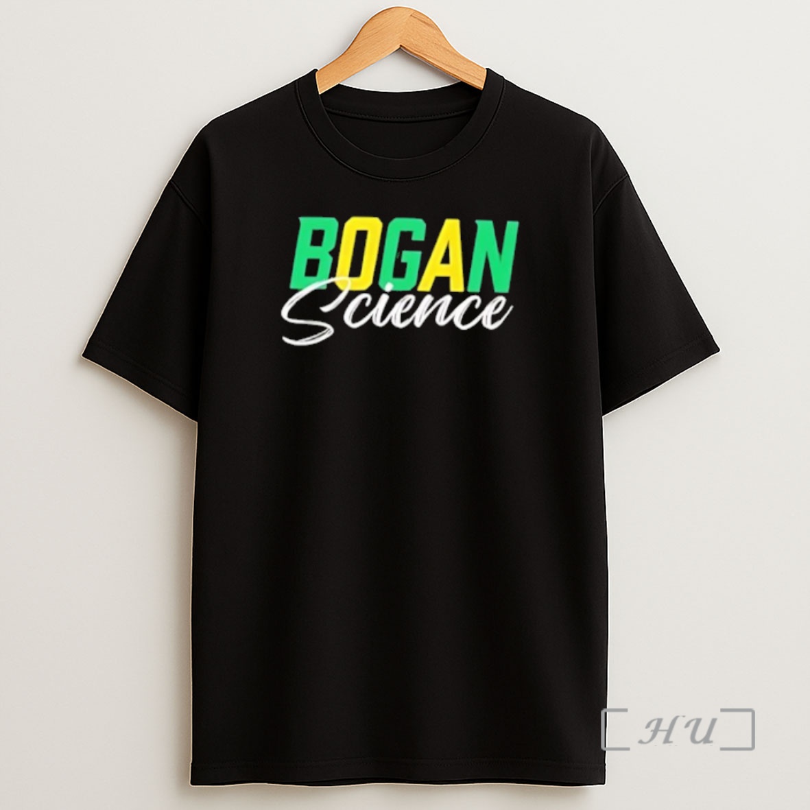 Officials Bogan Science Yellow And Green Typography Design Shirt Sweatshirt Tee