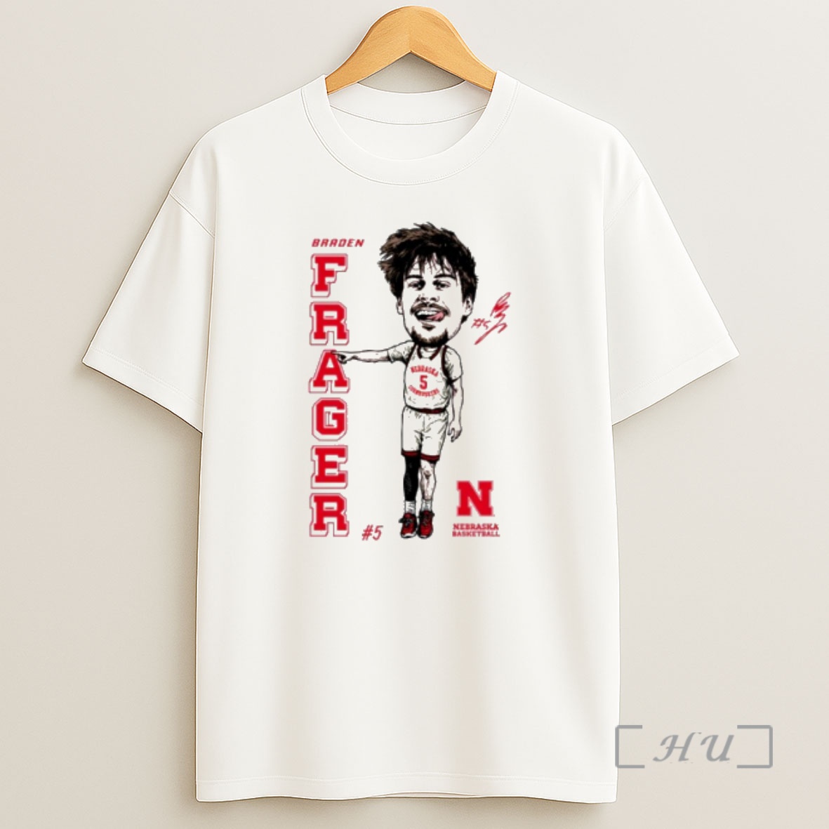 Officials Braden Frager Nebraska Cornhuskers Frager Caricature Shirt Sweatshirt Tee