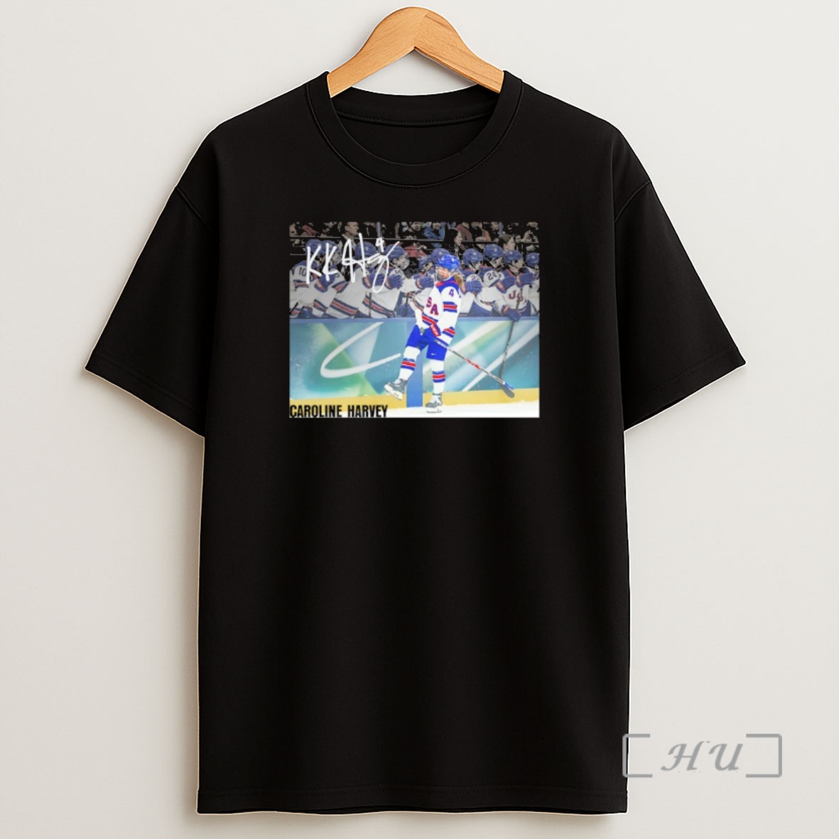 Officials Caroline Harvey Team Usa 2026 Winter Olympics Gold Medal Autographed Shirt Sweatshirt Tee