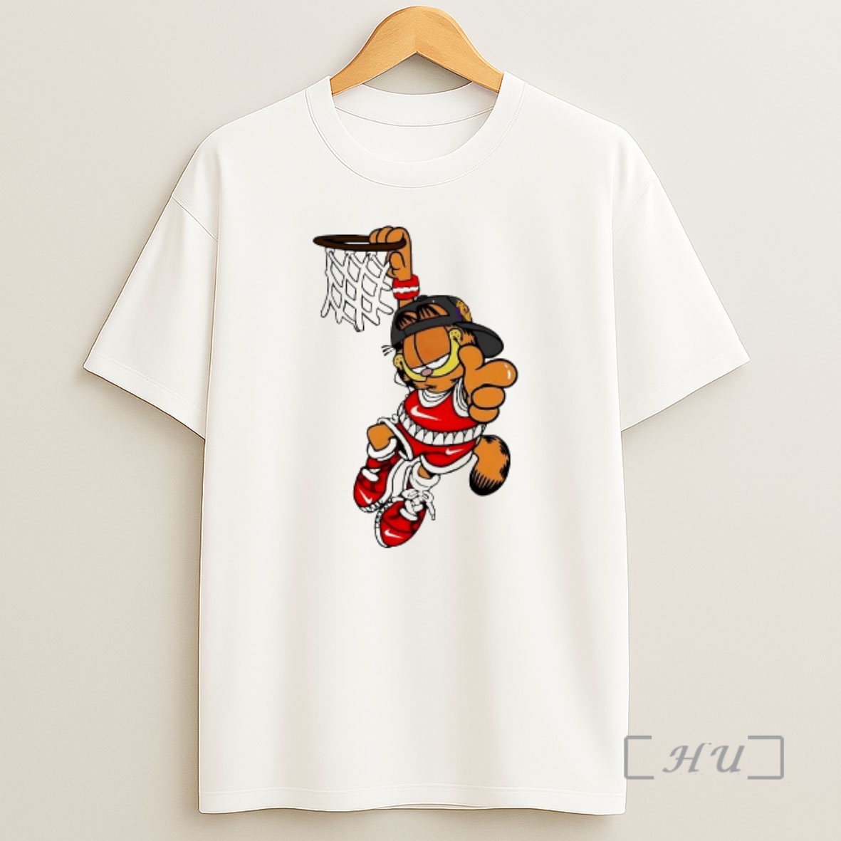 Officials Cat Basketball Slam Dunk Red Jersey Shirt Sweatshirt Tee
