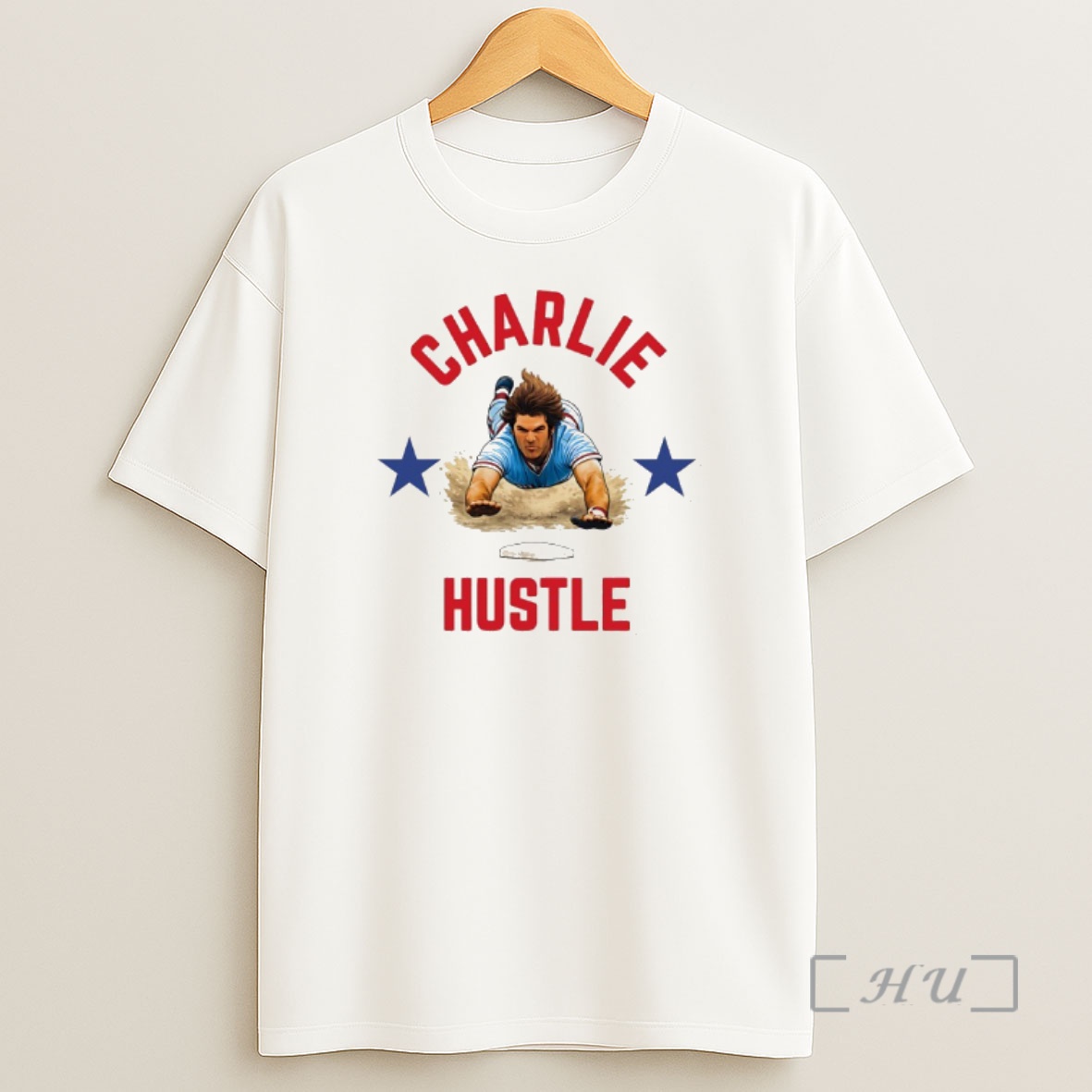 Officials Charlie Hustle Flying Pete Rose Of Cincinnati Reds Graphic Shirt Sweatshirt Tee