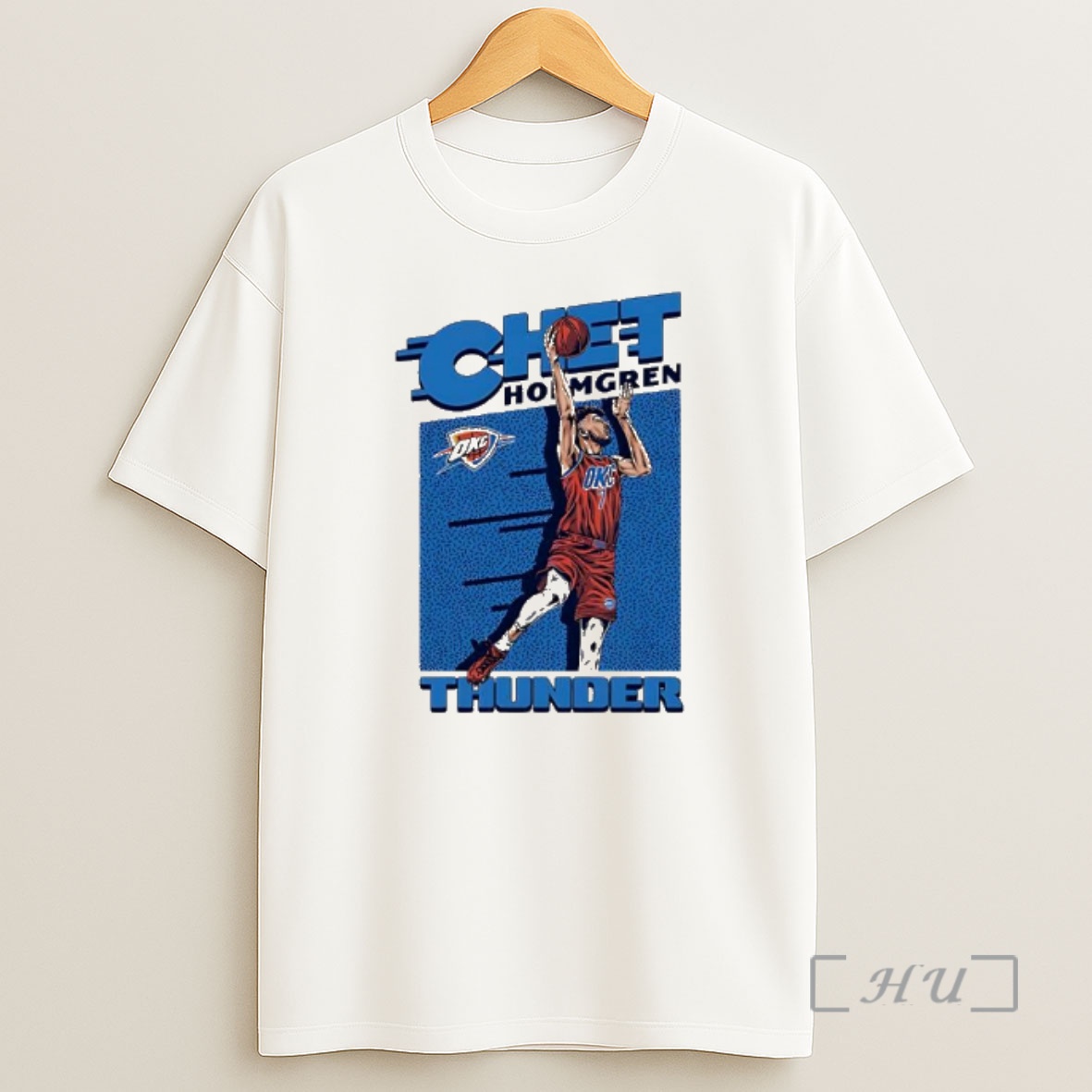 Officials Chet Holmgren Oklahoma City Thunder Number 7 Basketball Action Shirt Sweatshirt Tee