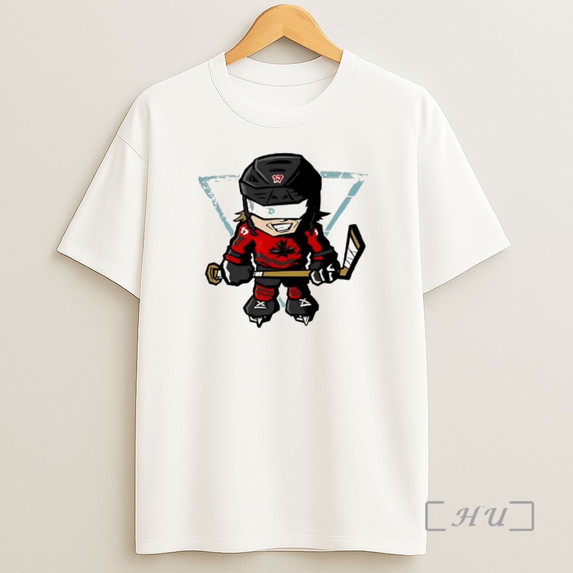 Officials Chibi Team Canada Hockey Player Number 17 Shirt Sweatshirt Tee