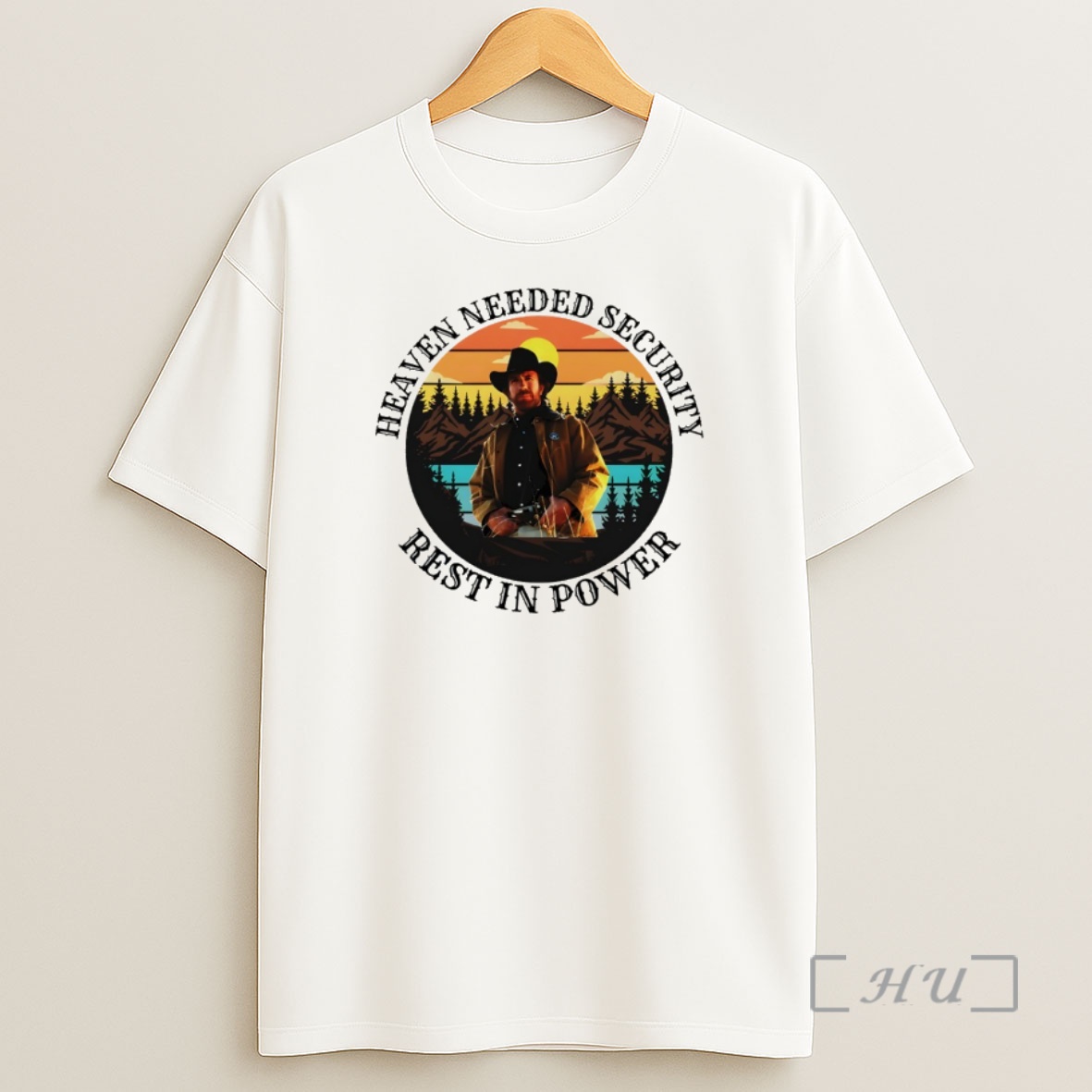 Officials Chuck Norris Heaven Needed Security Rest In Power Graphic Shirt Sweatshirt Tee