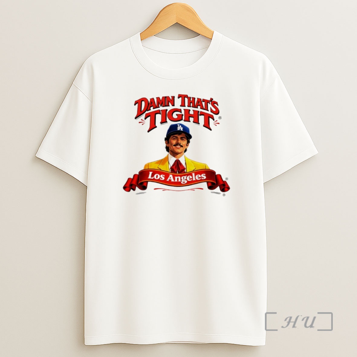 Officials Damn Thats Tight Los Angeles Dodgers Baseball Cartoon Shirt Sweatshirt Tee