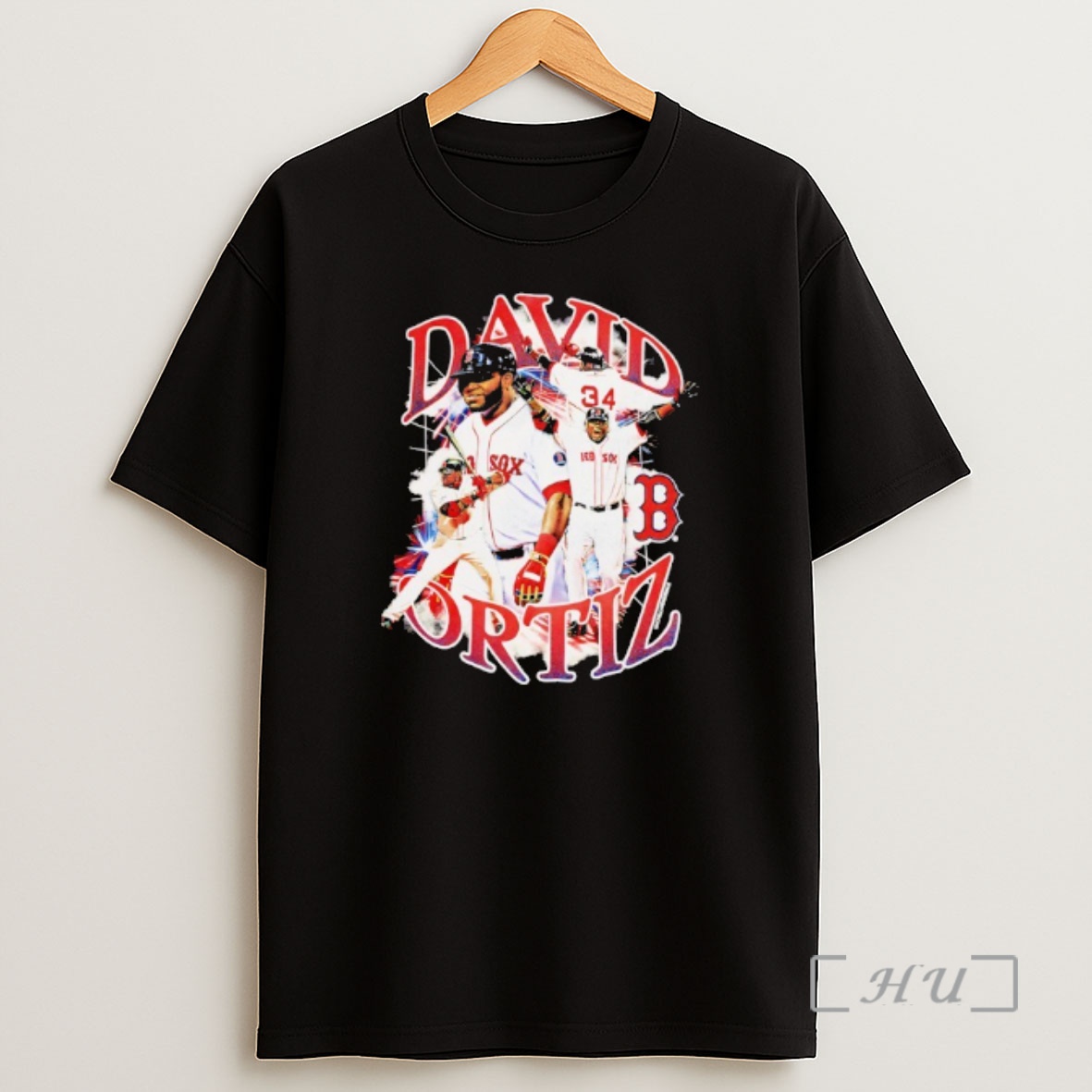 Officials David Ortiz Boston Red Sox Black Legendary Collage Shirt Sweatshirt Tee